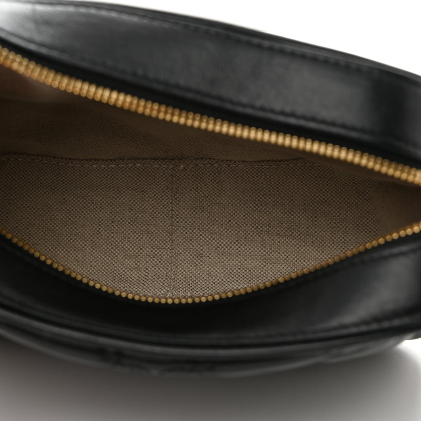 Calfskin GG Matelasse Shoulder Bag Black Natural