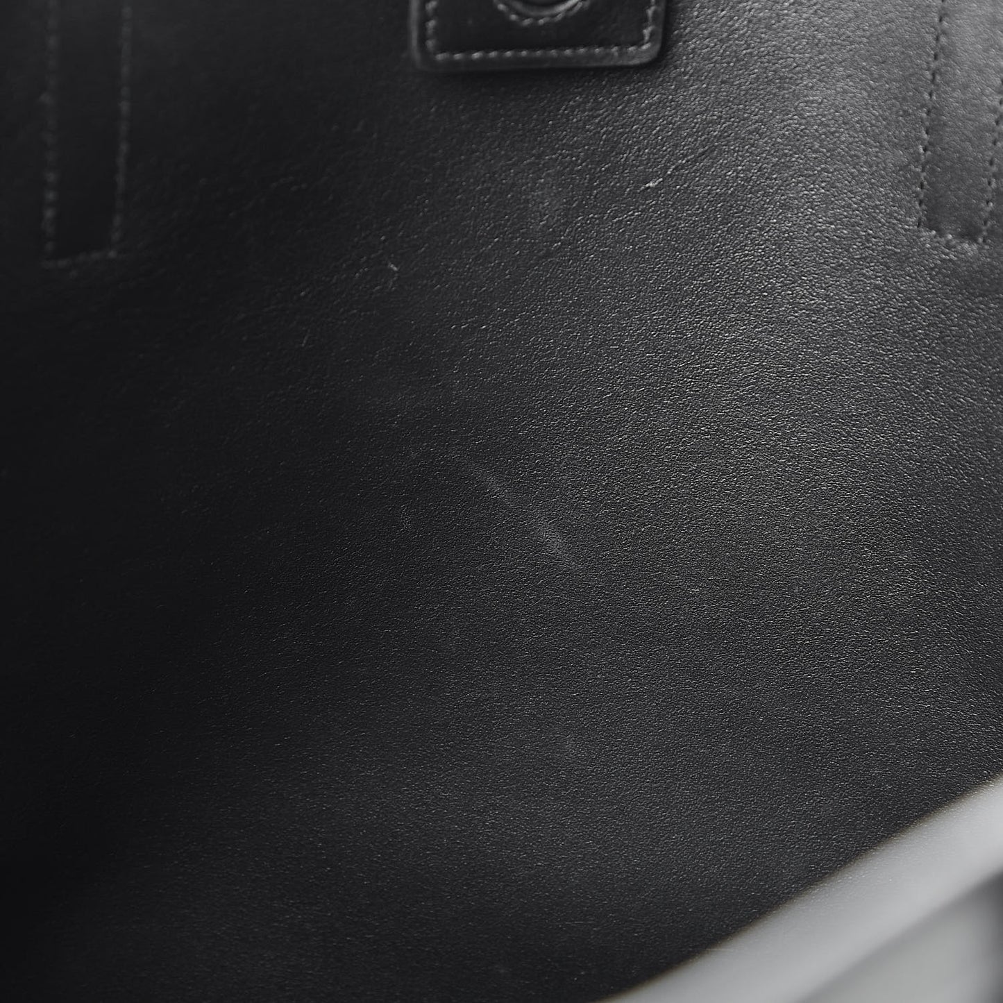 City Calf Shopping Tote Black