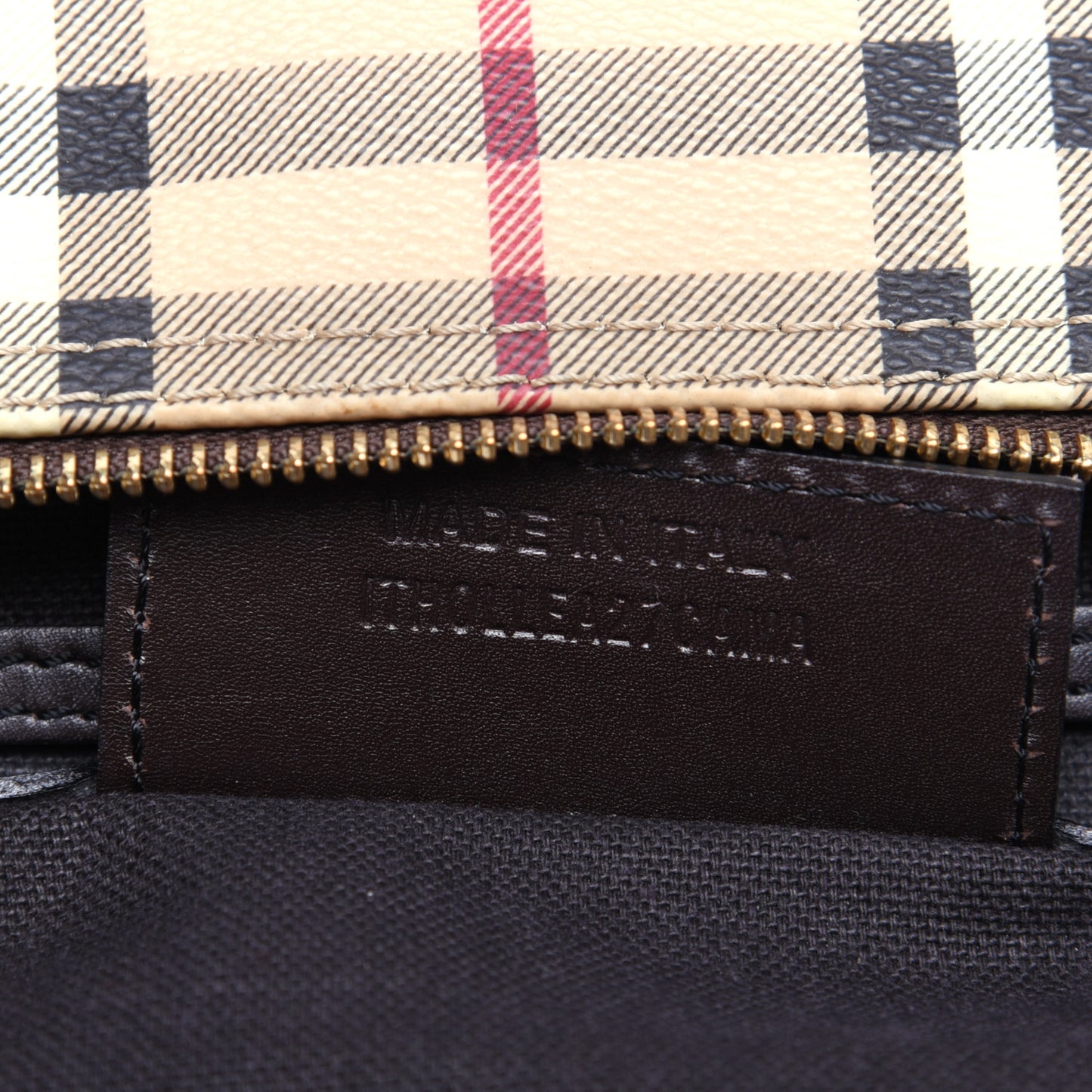 Haymarket Check Small Chester Bowling Bag Chocolate