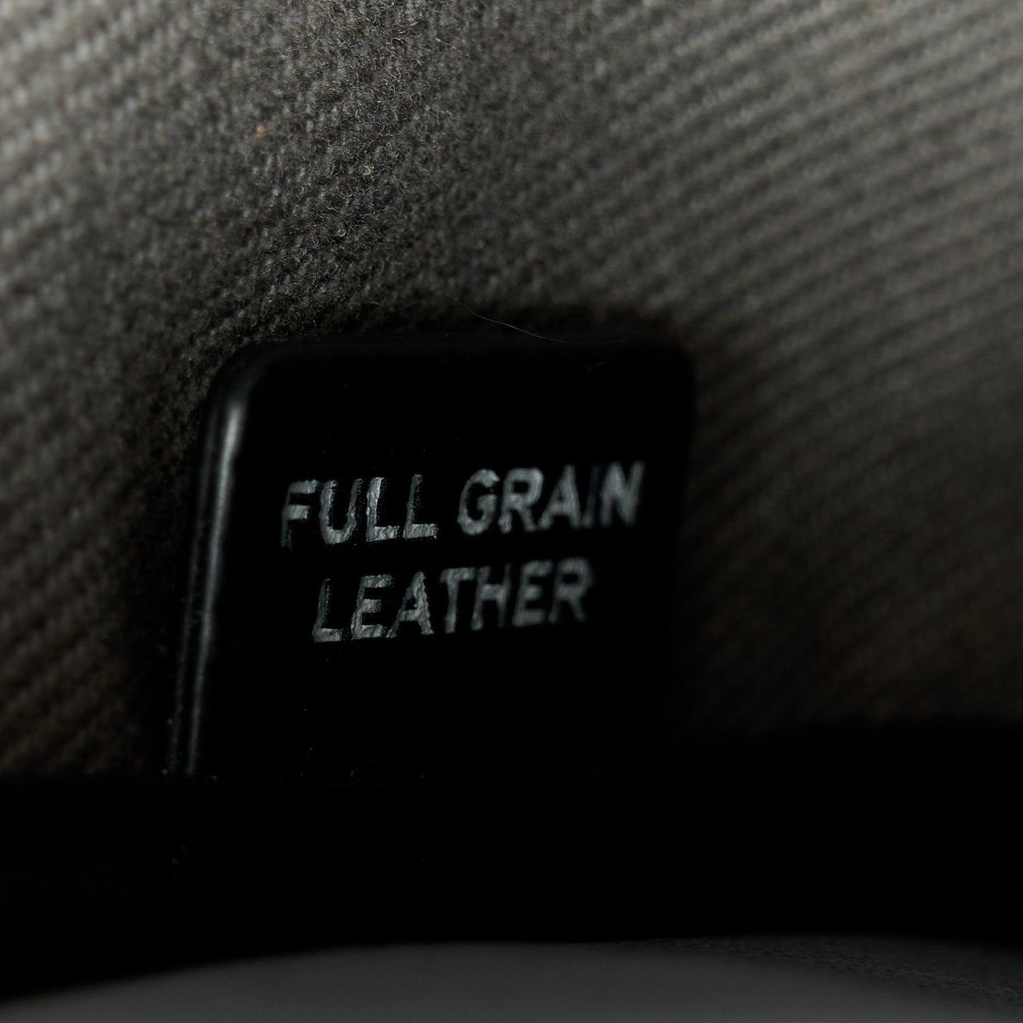 Grained Calfskin Small The Tote Bag Black