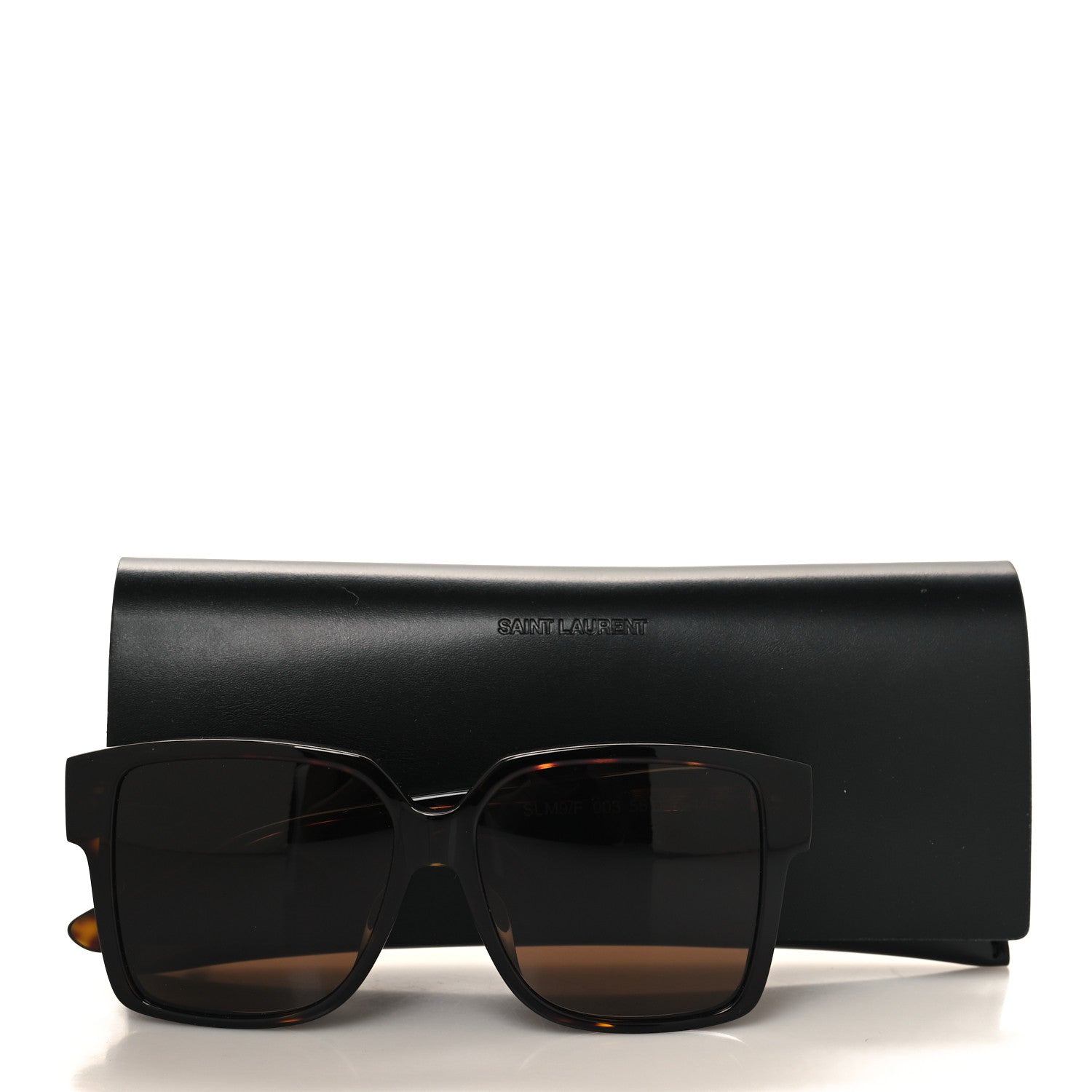 Saint Laurent Square SL M9 Sunglasses Brown 8 of 8