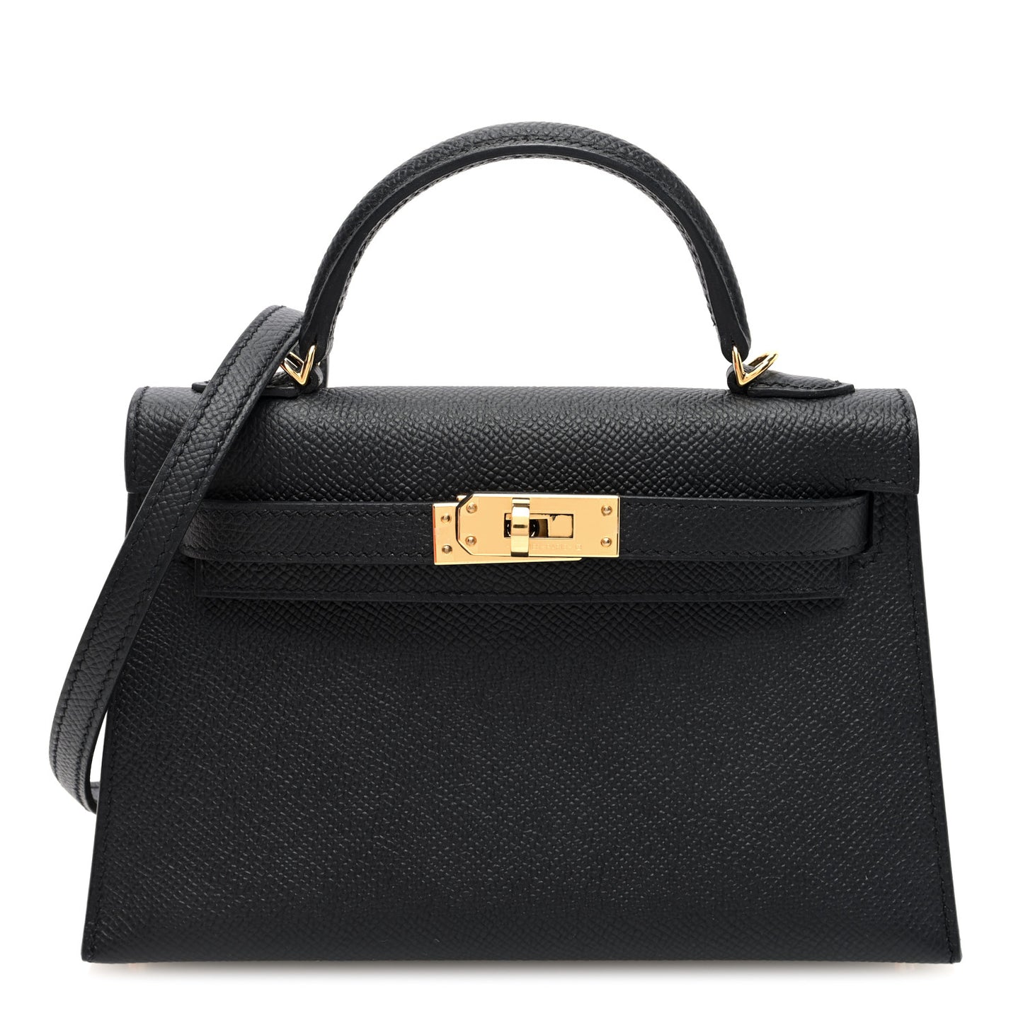 Epsom Mini Kelly Sellier 20 Black