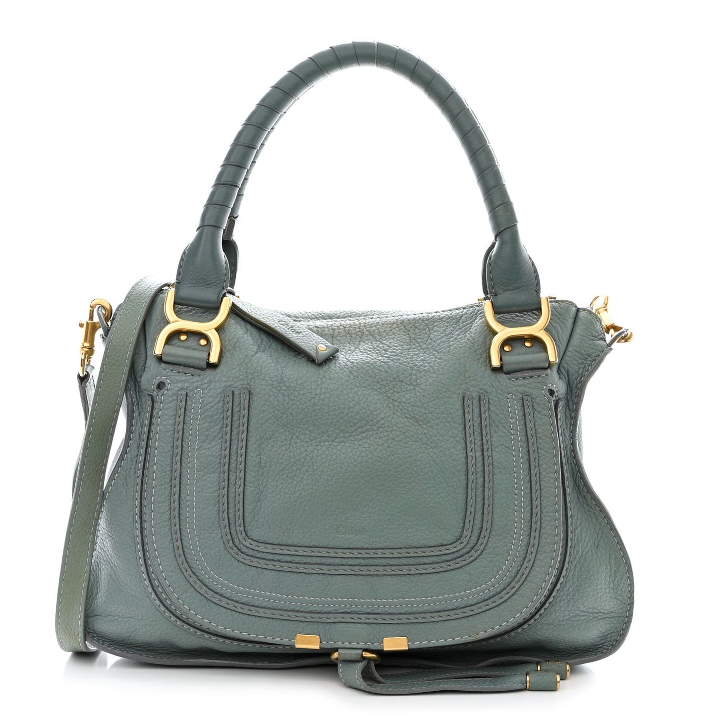 Calfskin Medium Marcie Satchel Fresh Mint