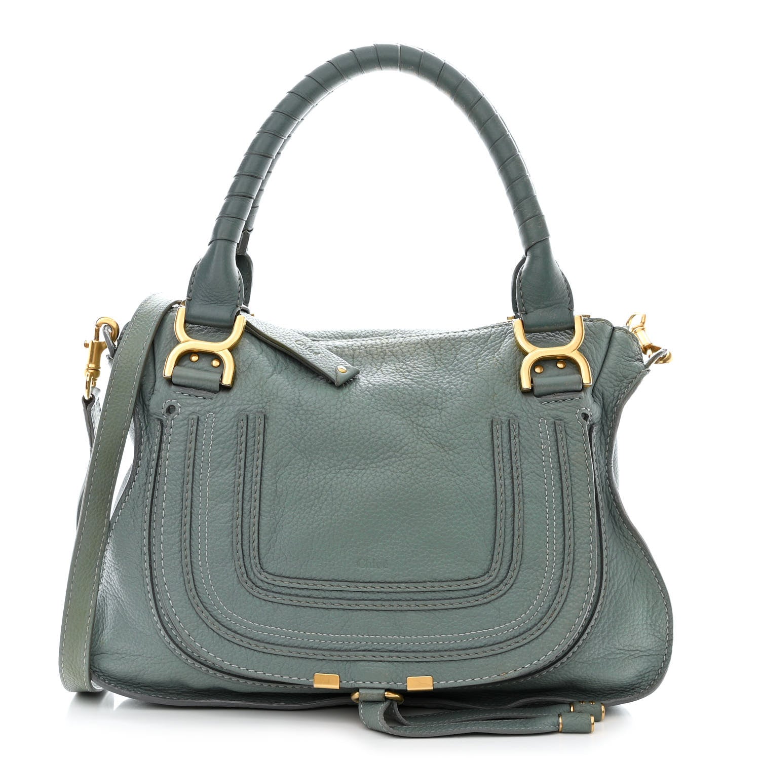 Chloe Calfskin Medium Marcie Satchel Fresh Mint 1 of 18