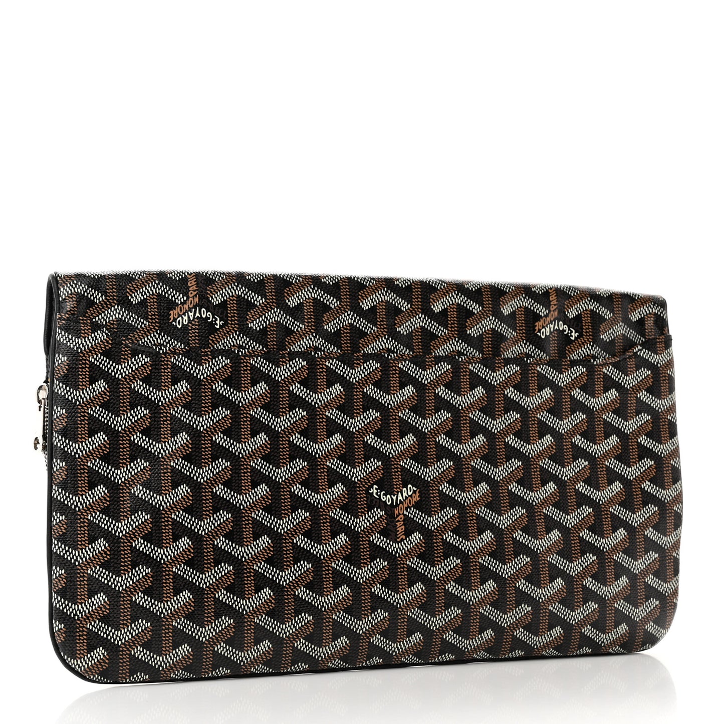 Goyardine Sainte Marie Soft Clutch Black