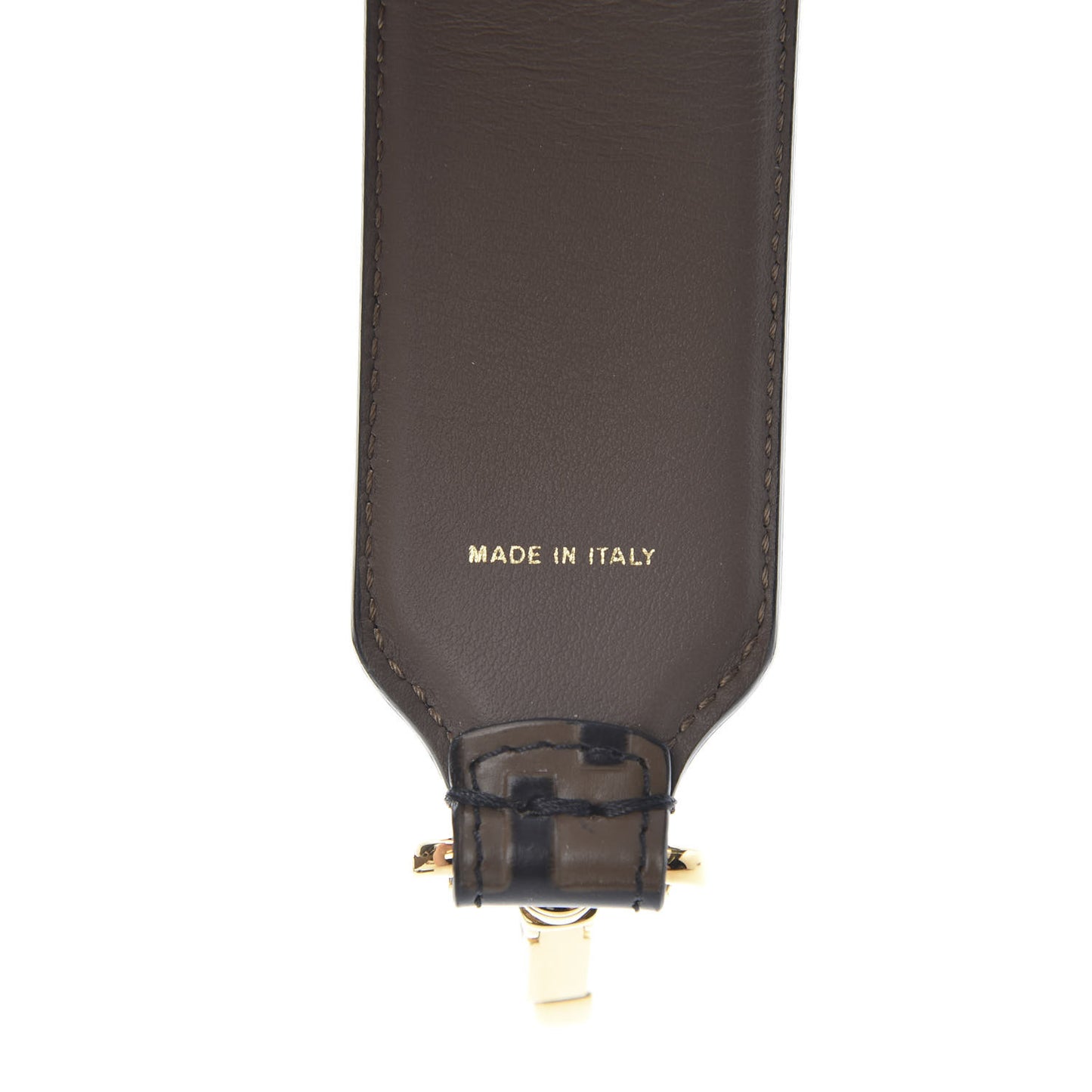 Vitello Century Bi-Color FF 1974 Embossed Strap You Maya Black