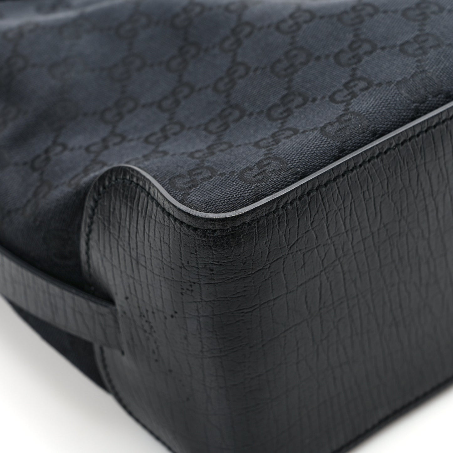Monogram Large Tote Black