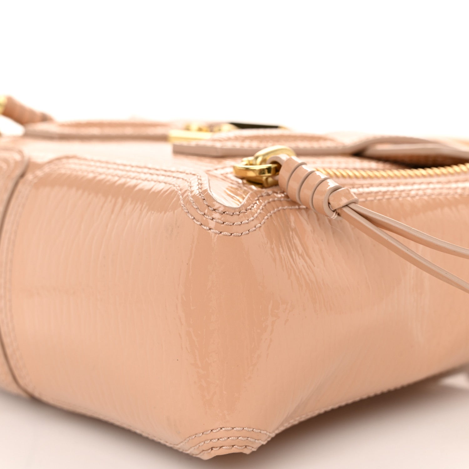 3.1 Phillip Lim Textured Patent Mini Pashli Satchel Ceramic 9 of 10