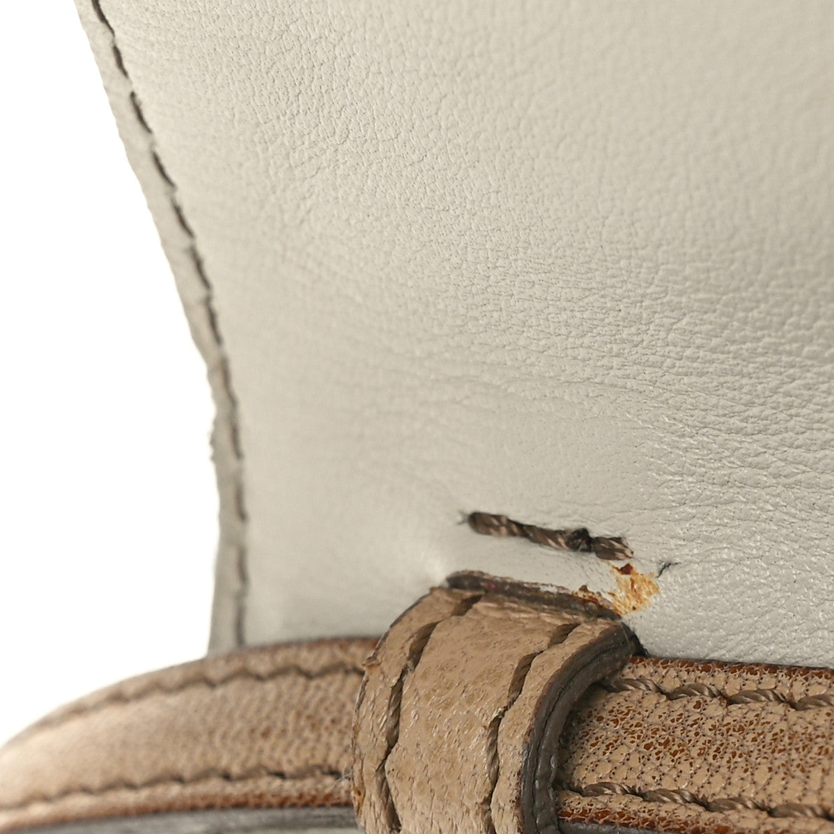 Derby Calfskin House Check Small Macken Crossbody Bag Light Beige