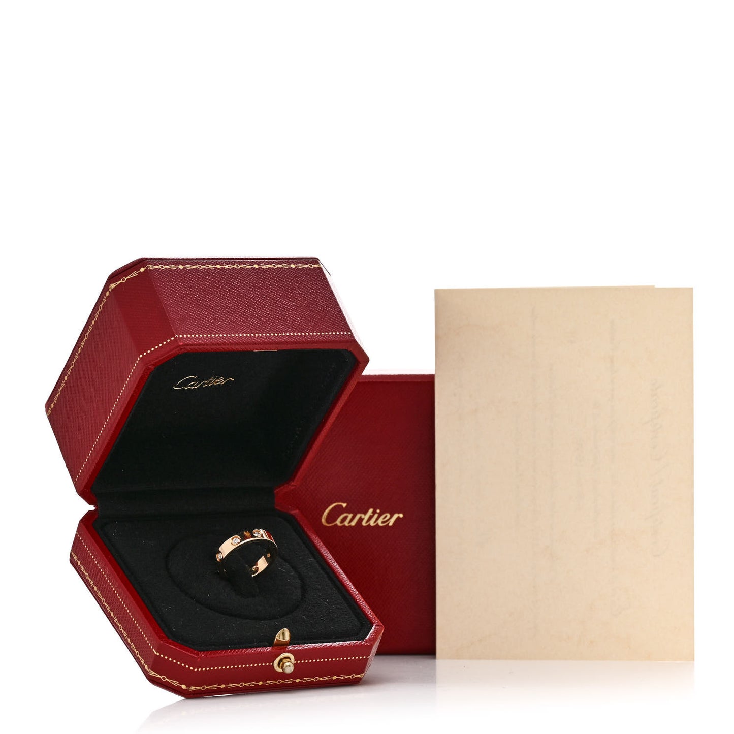 18K Yellow Gold 8 Diamond 4mm LOVE Wedding Band Ring 49 5