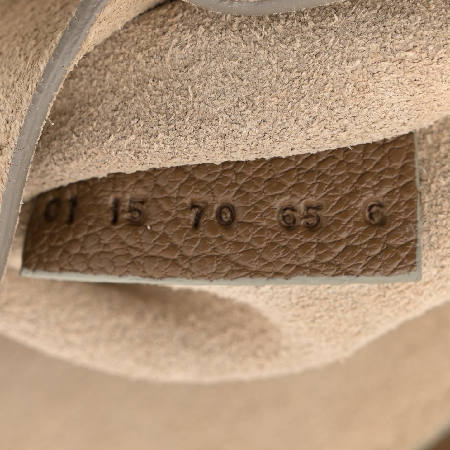 Grained Lambskin Drew Shoulder Bag Woody Khaki