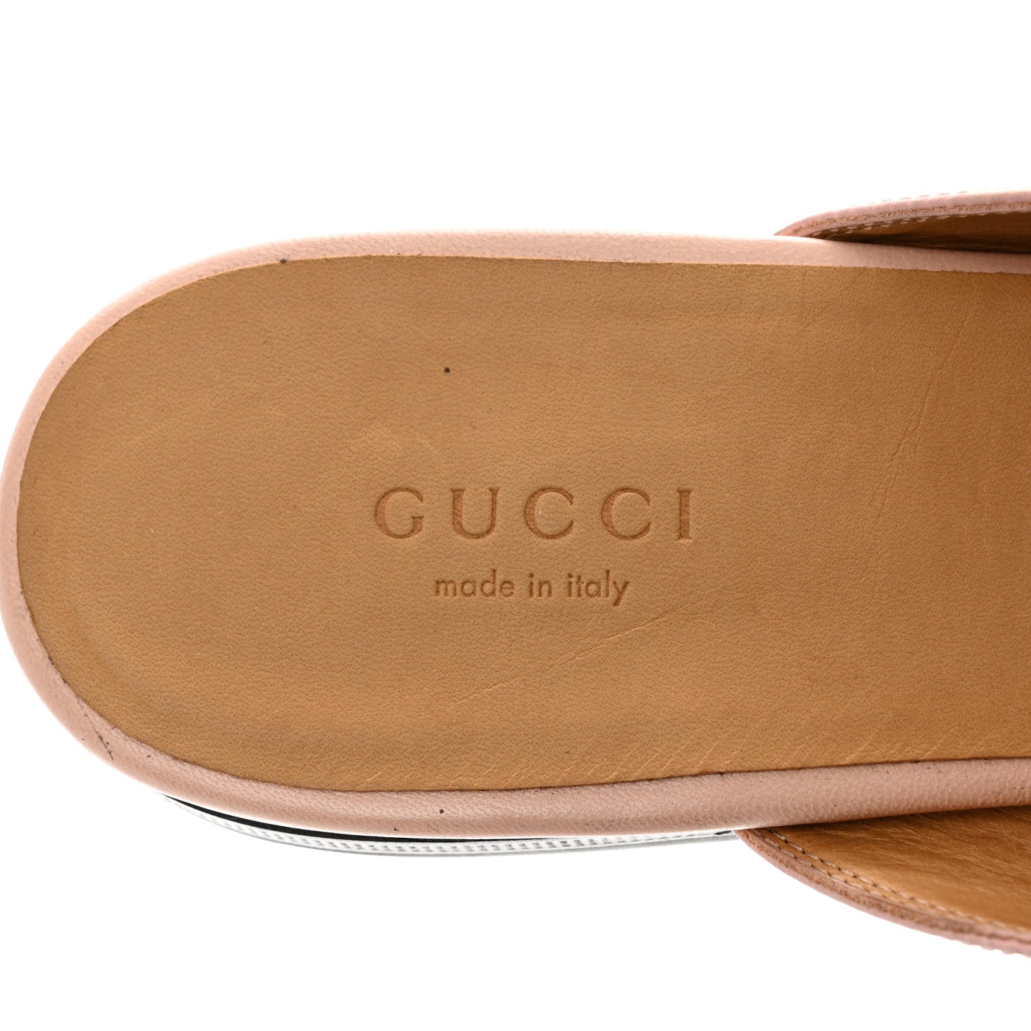 Gucci Malaga Kid Womens Princetown Slippers 39 Skin Rose 7 of 8