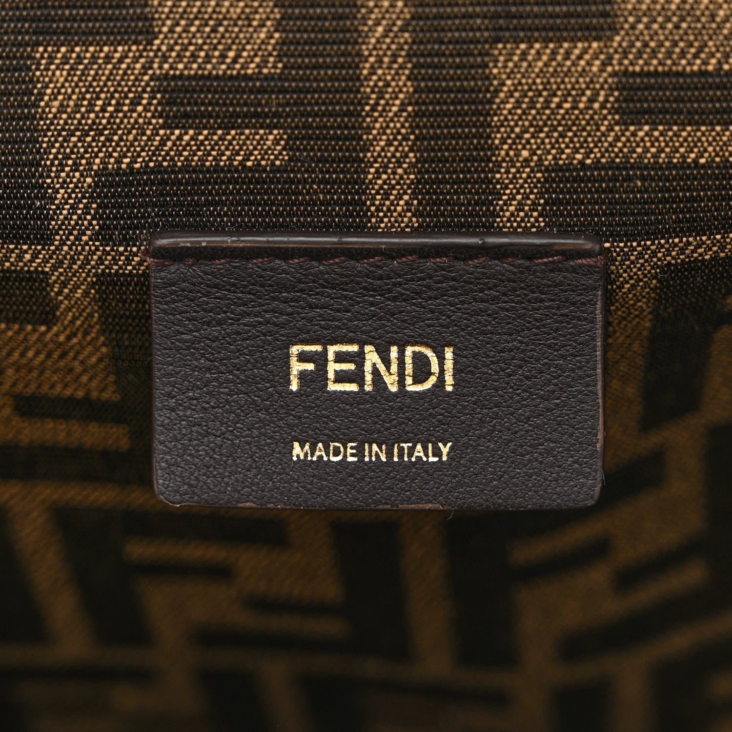 Fendi Shiny Nappa Large Fendi First Brown 6 of 10
