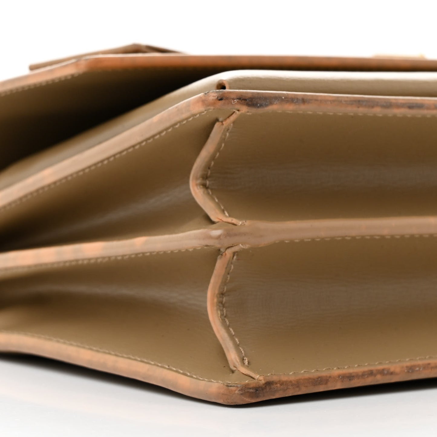 Calfskin Medium Monogram Sunset Dark Beige