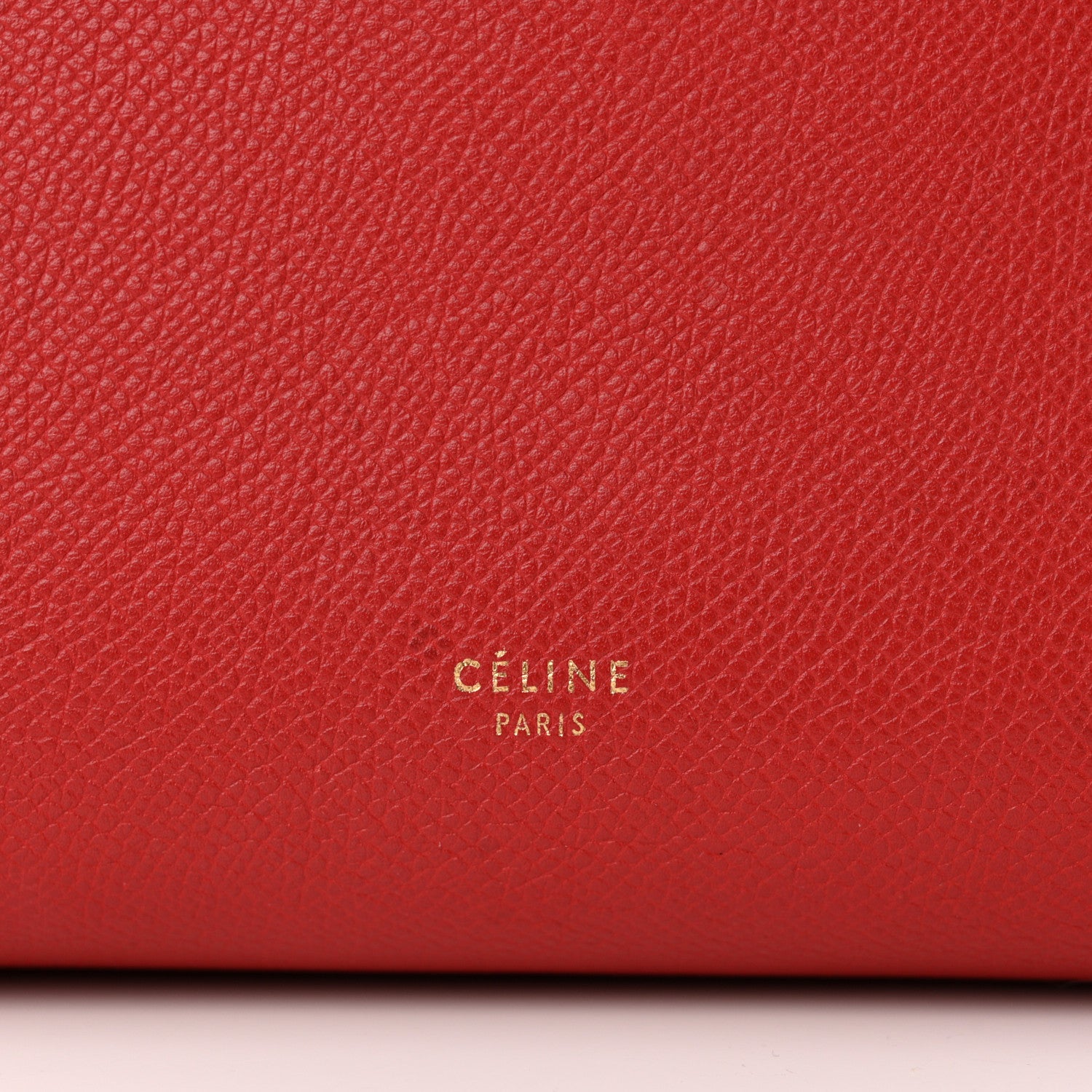 Celine Baby Grained Calfskin Micro Belt Bag Coquelicot 6 of 14
