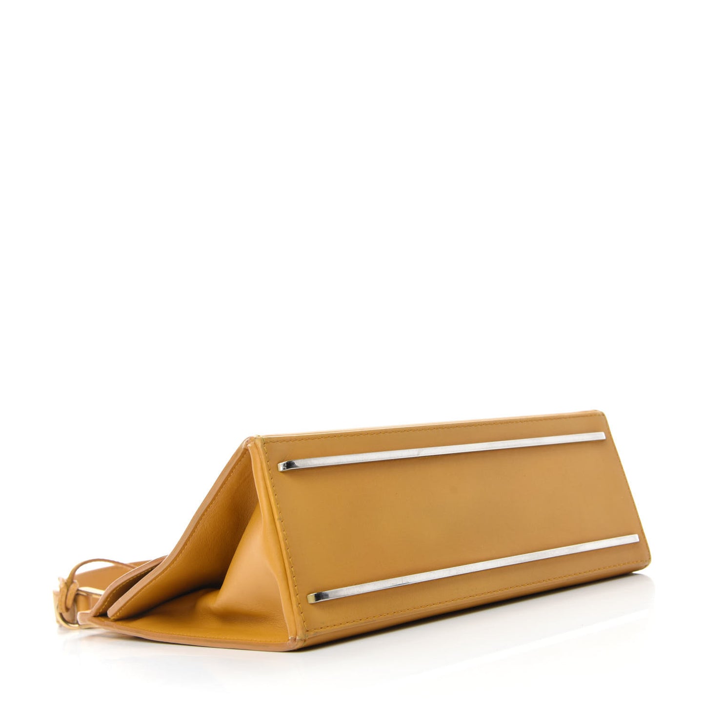 Calfskin Le Dix Cartable S Bag Jaune Citronnade