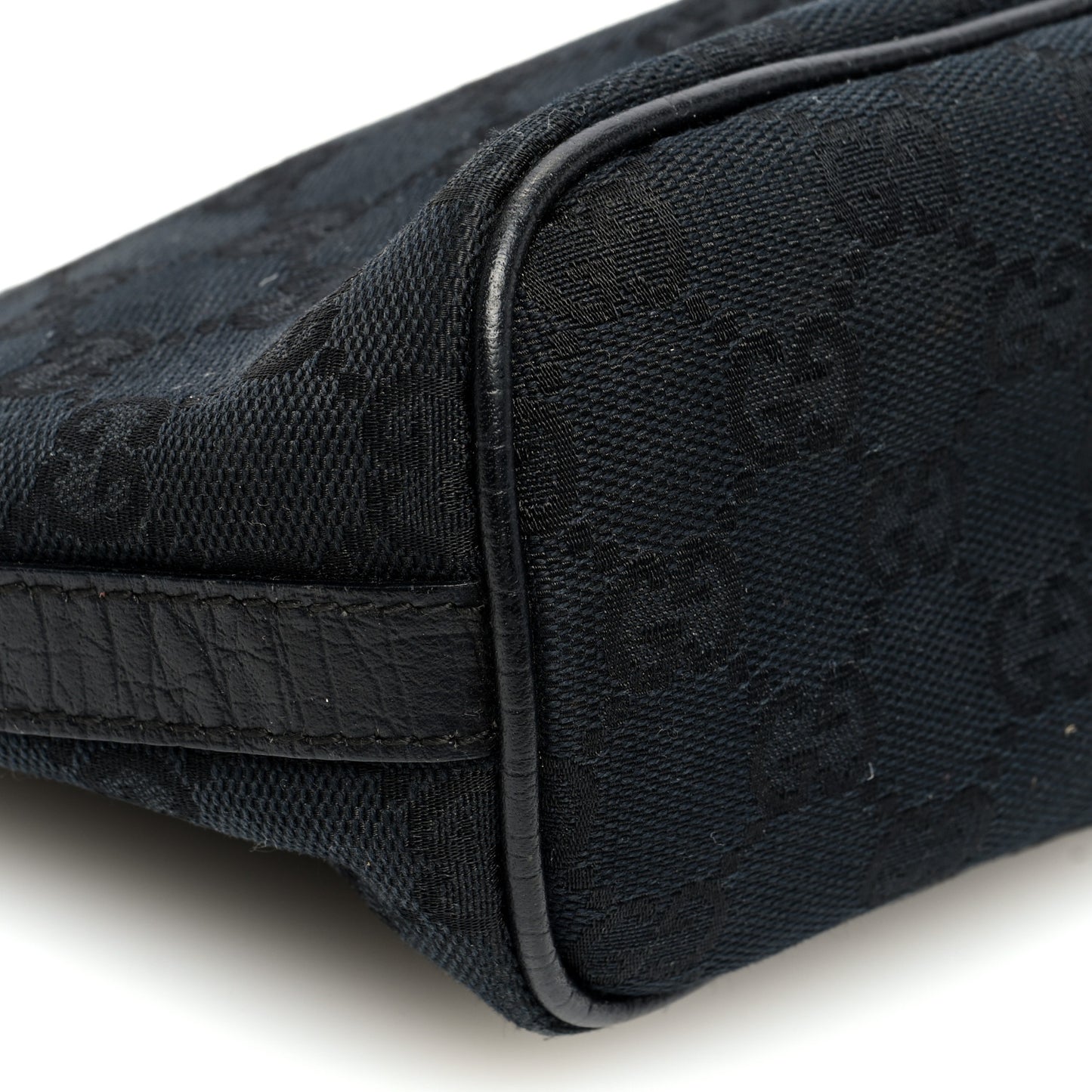 Monogram Web Boat Pochette Black