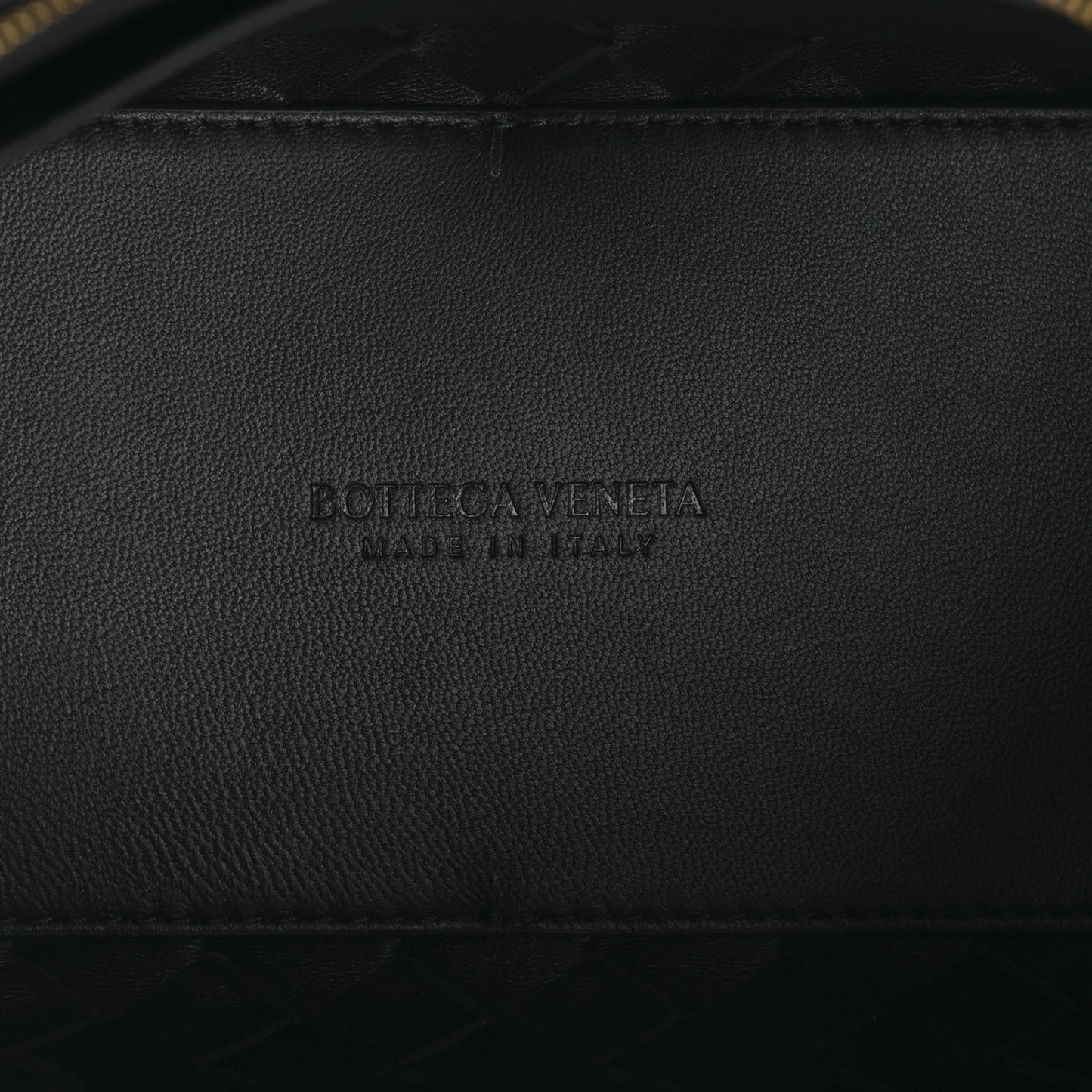 Nappa Intrecciato Small Andiamo Shoulder Bag Black