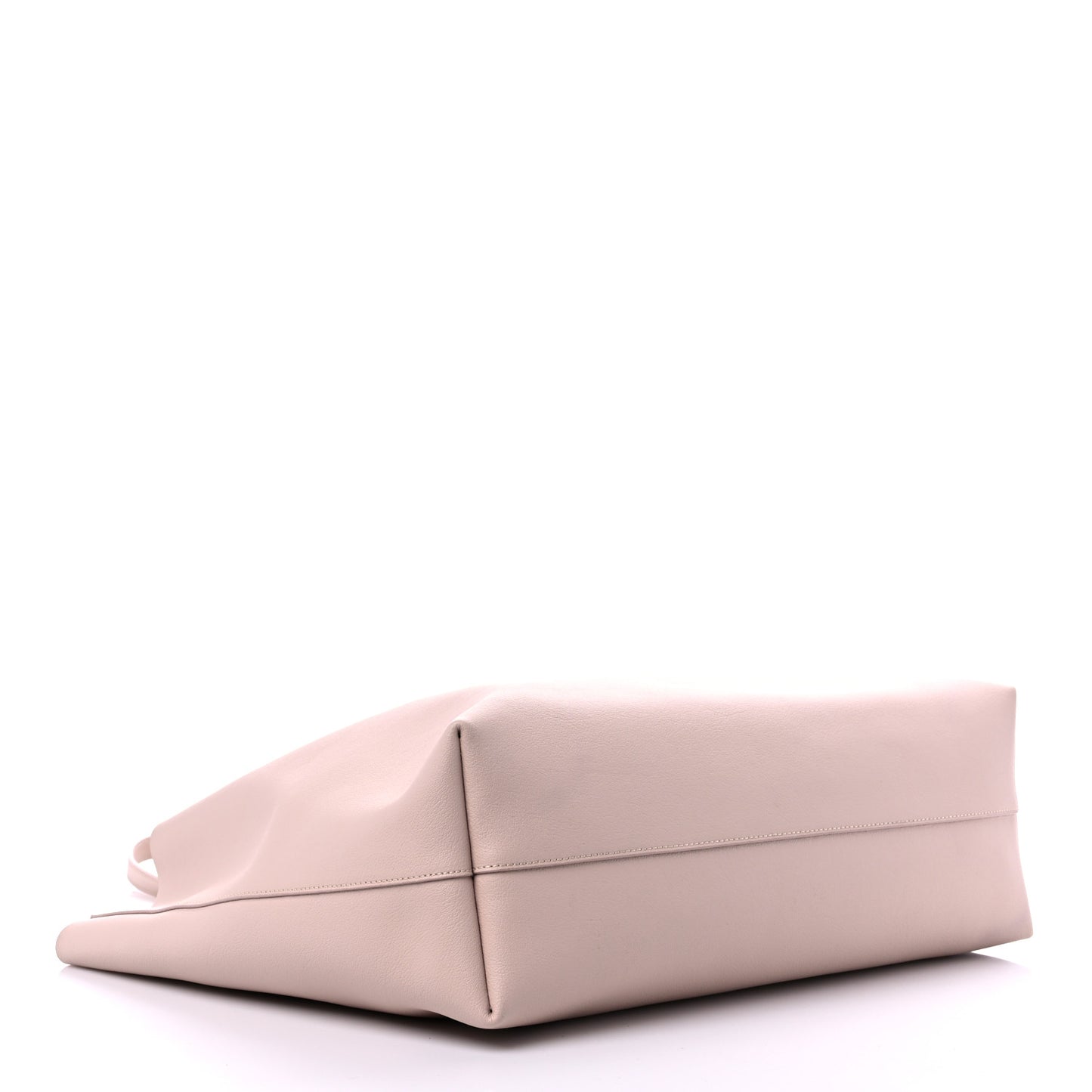 Calfskin Large Shopping Tote Pale Blush