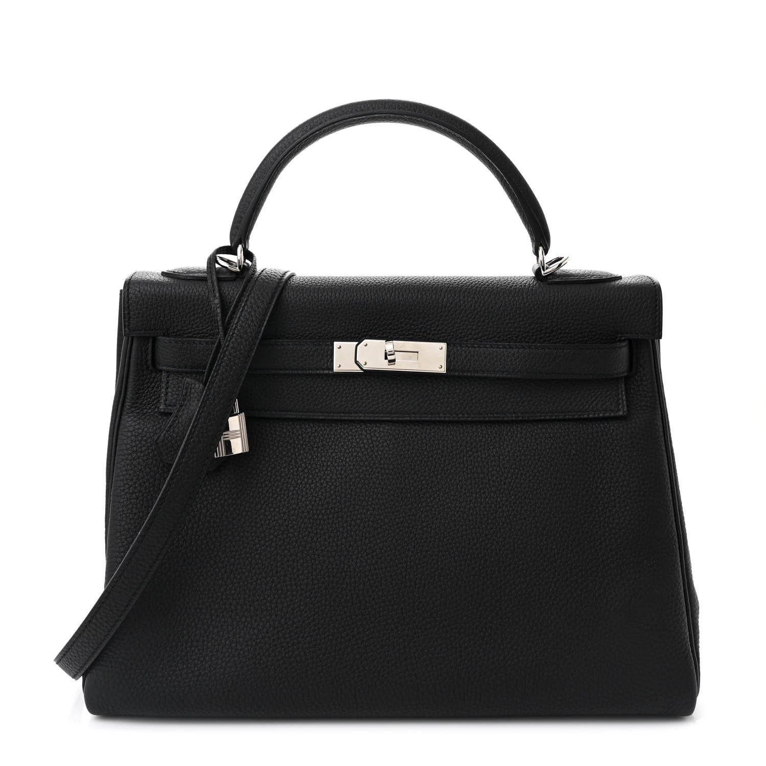 Hermes Togo Kelly Retourne 32 Black 1 of 10