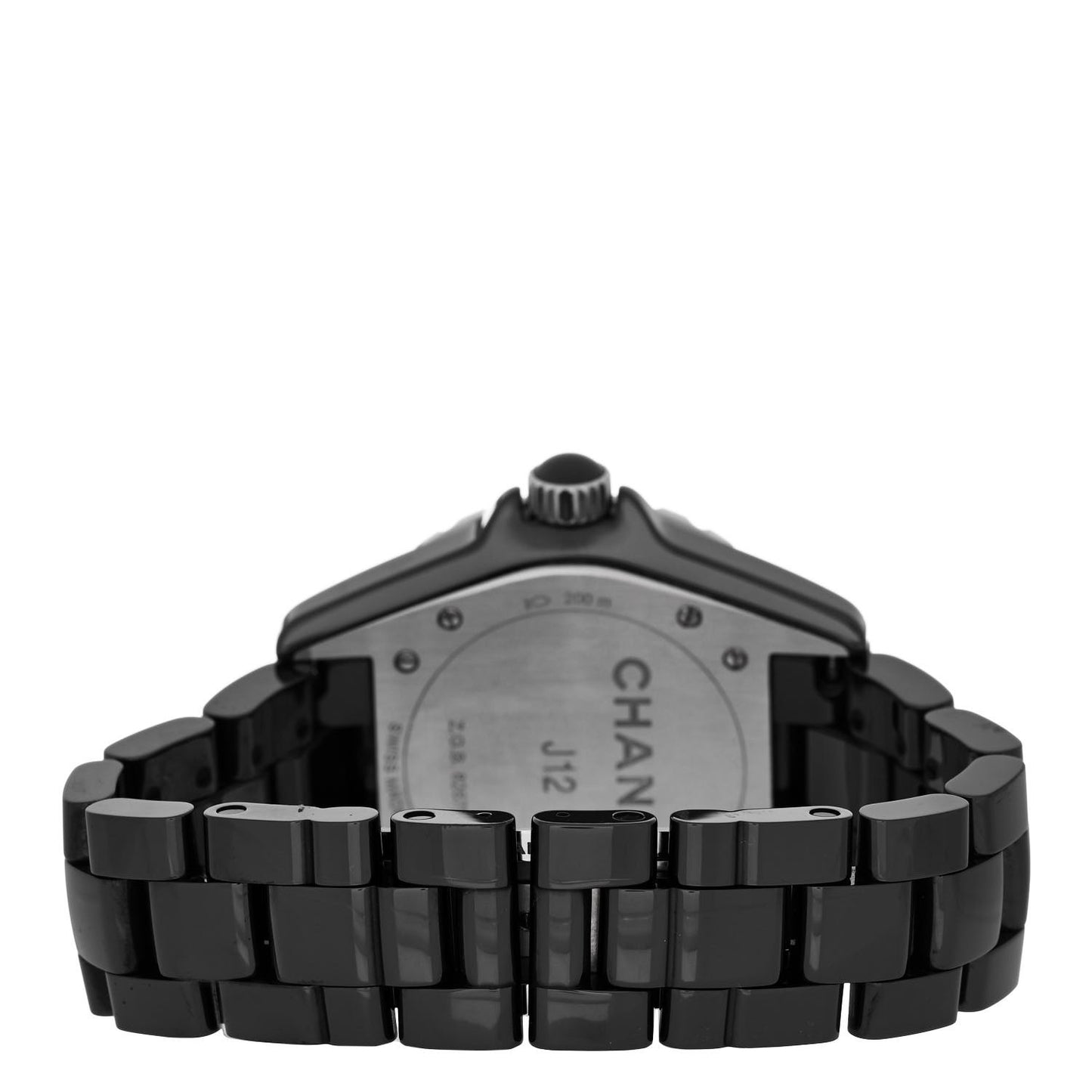 Stainless Steel Ceramic 38mm J12 Automatic Watch Black