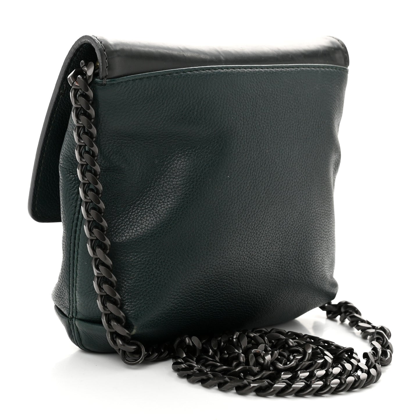 Calfskin Mini Happy Edgy Crossbody Green