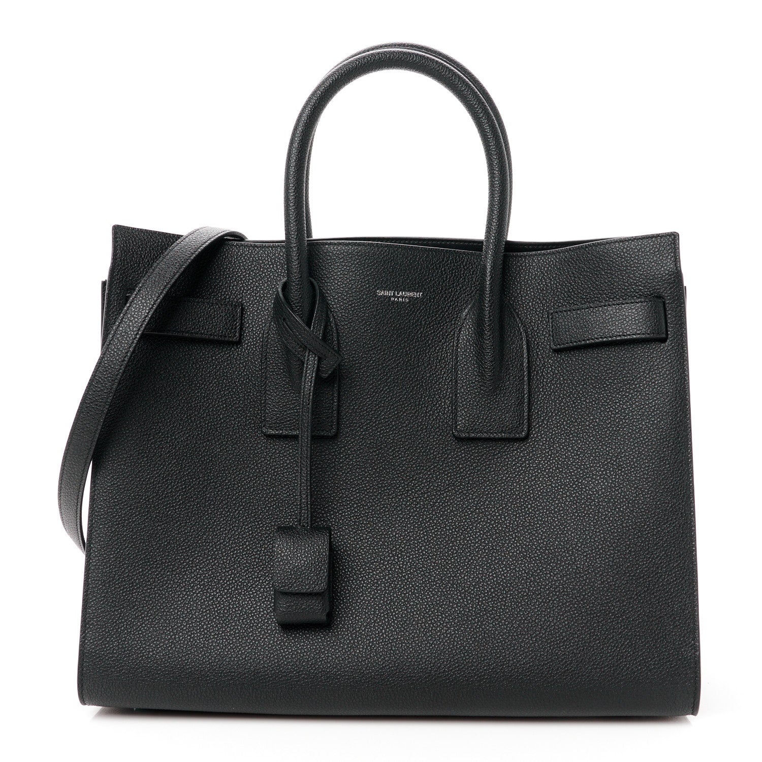 Saint Laurent Grain De Poudre Small Sac De Jour Black 1 of 11