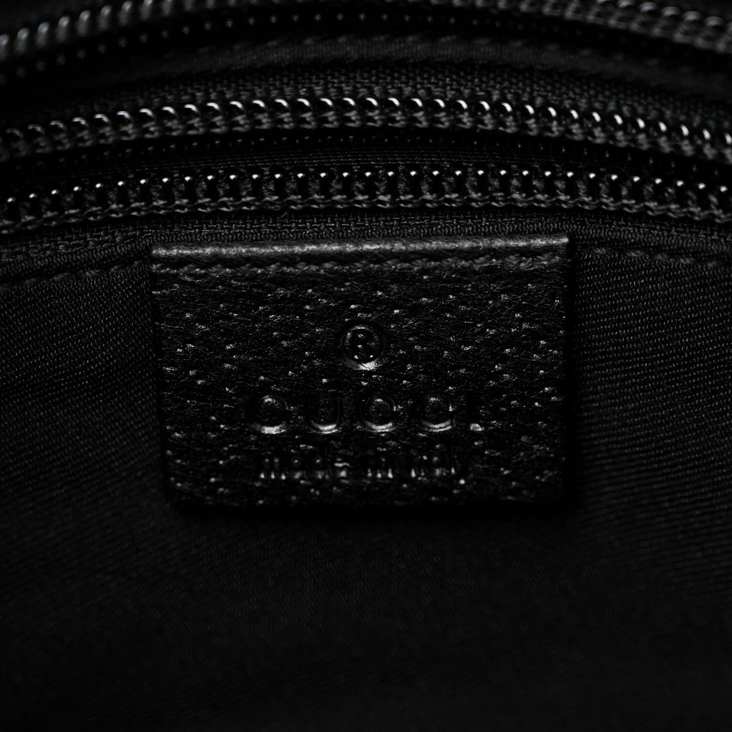 GG Monogram Small Web Handle Bucket Tote Black