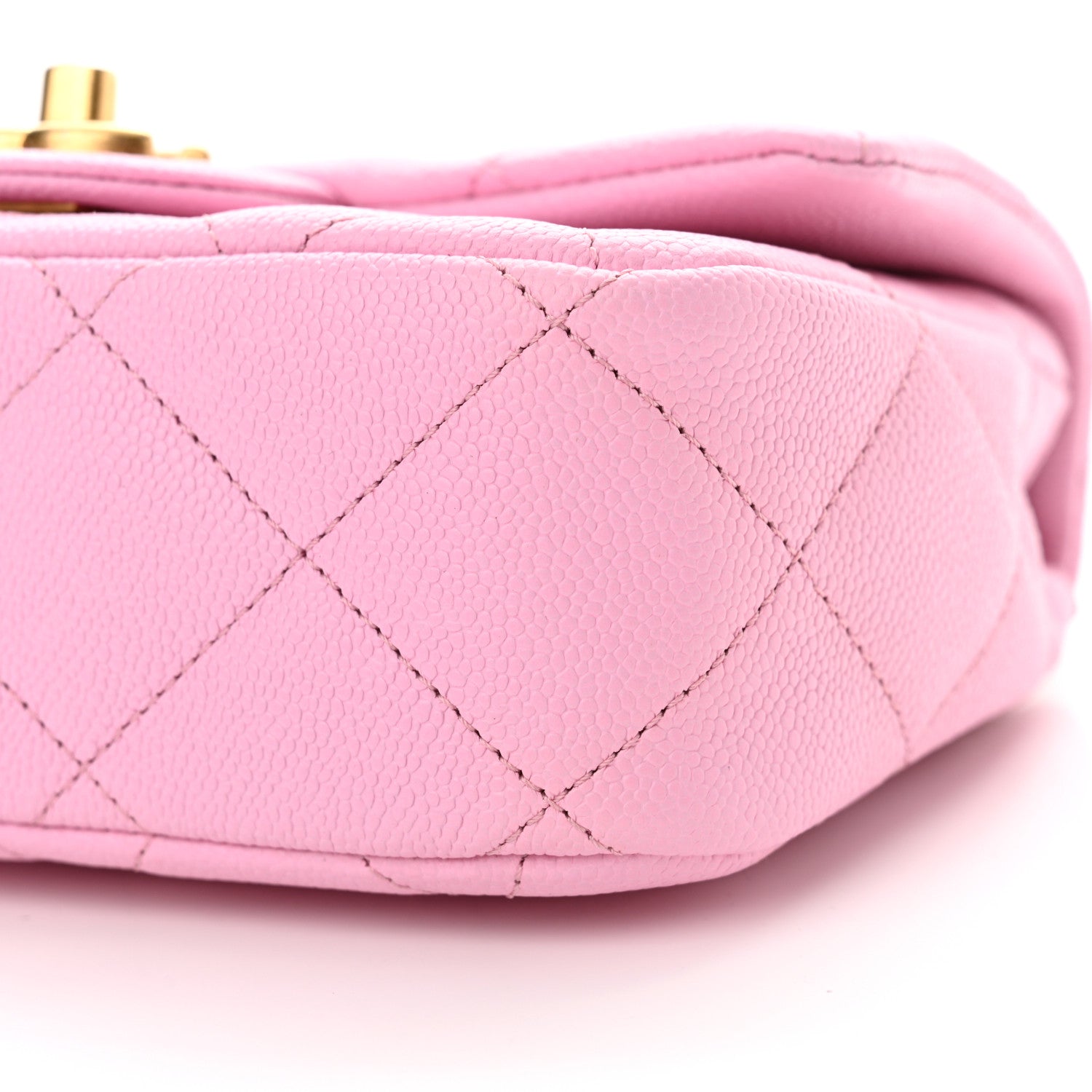 Chanel Caviar Quilted Mini Sweetheart Flap Lilac 10 of 11