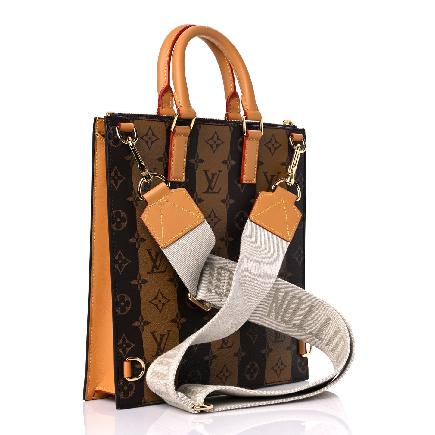 X NIGO Reverse Monogram Stripes Sac Plat Cross