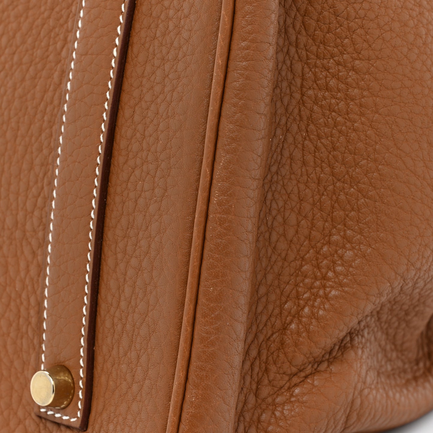 Taurillon Clemence Birkin 35 Gold