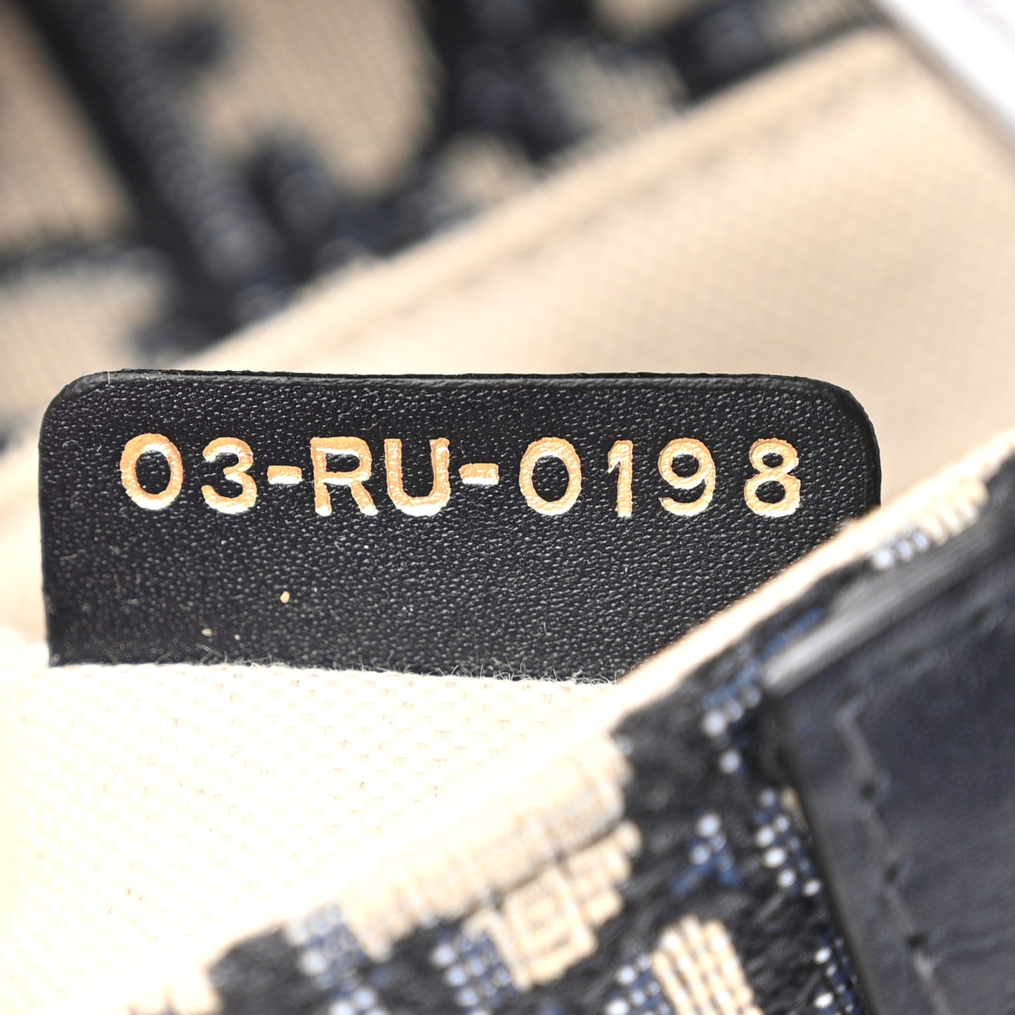 Oblique Mini Saddle Bag Blue