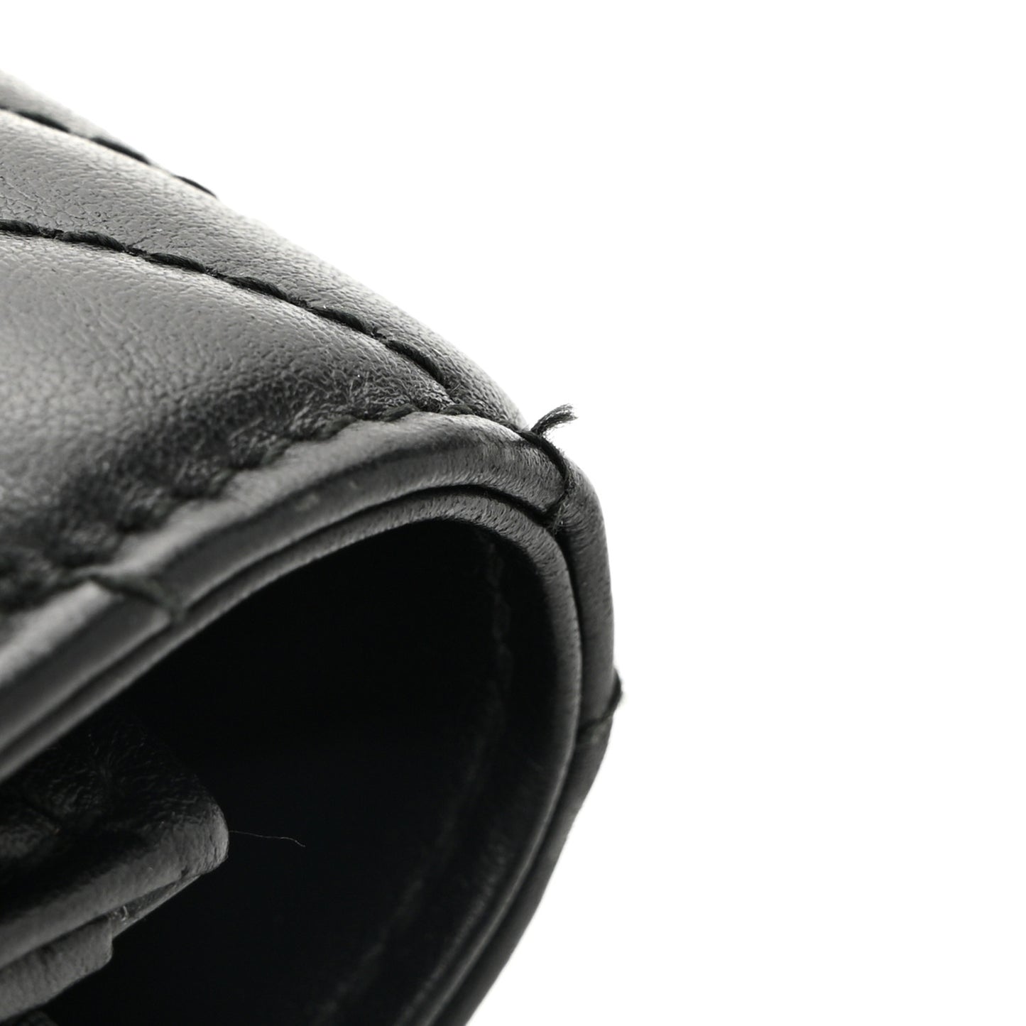 Calfskin Matelasse GG Marmont Chain Wallet Black
