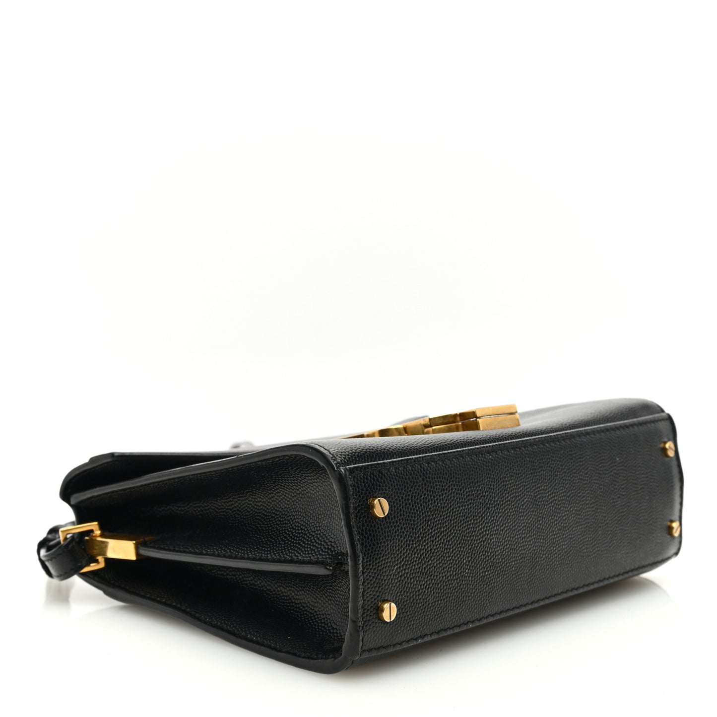 Grain de Poudre Mini Classic Monogram Cassandra Top Handle Black Rouge Legion