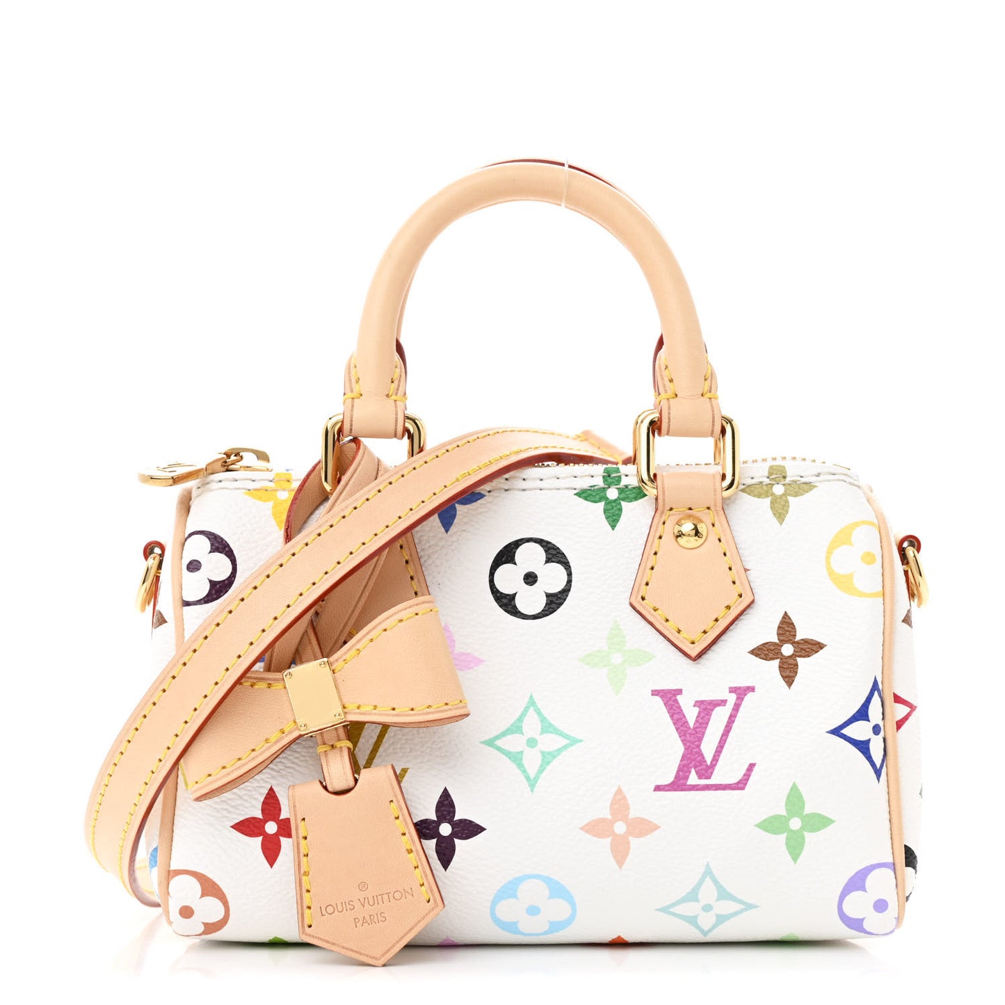 LV X TM Monogram Multicolor Nano Speedy White
