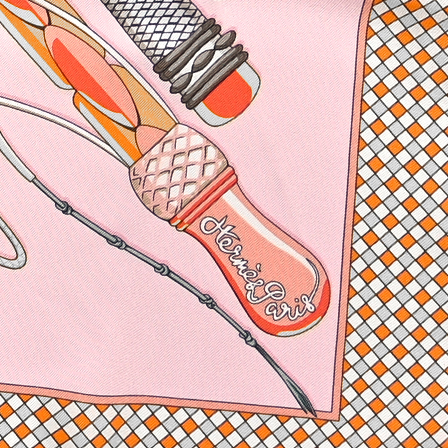 Hermes Silk Fouets et Badines Scarf 90 3 of 4