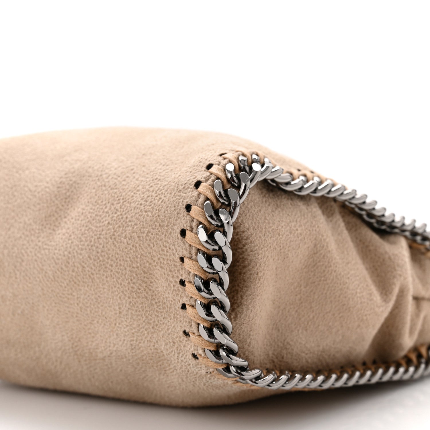 Stella McCartney Shaggy Deer Tiny Falabella Fold Over Cream 10 of 10