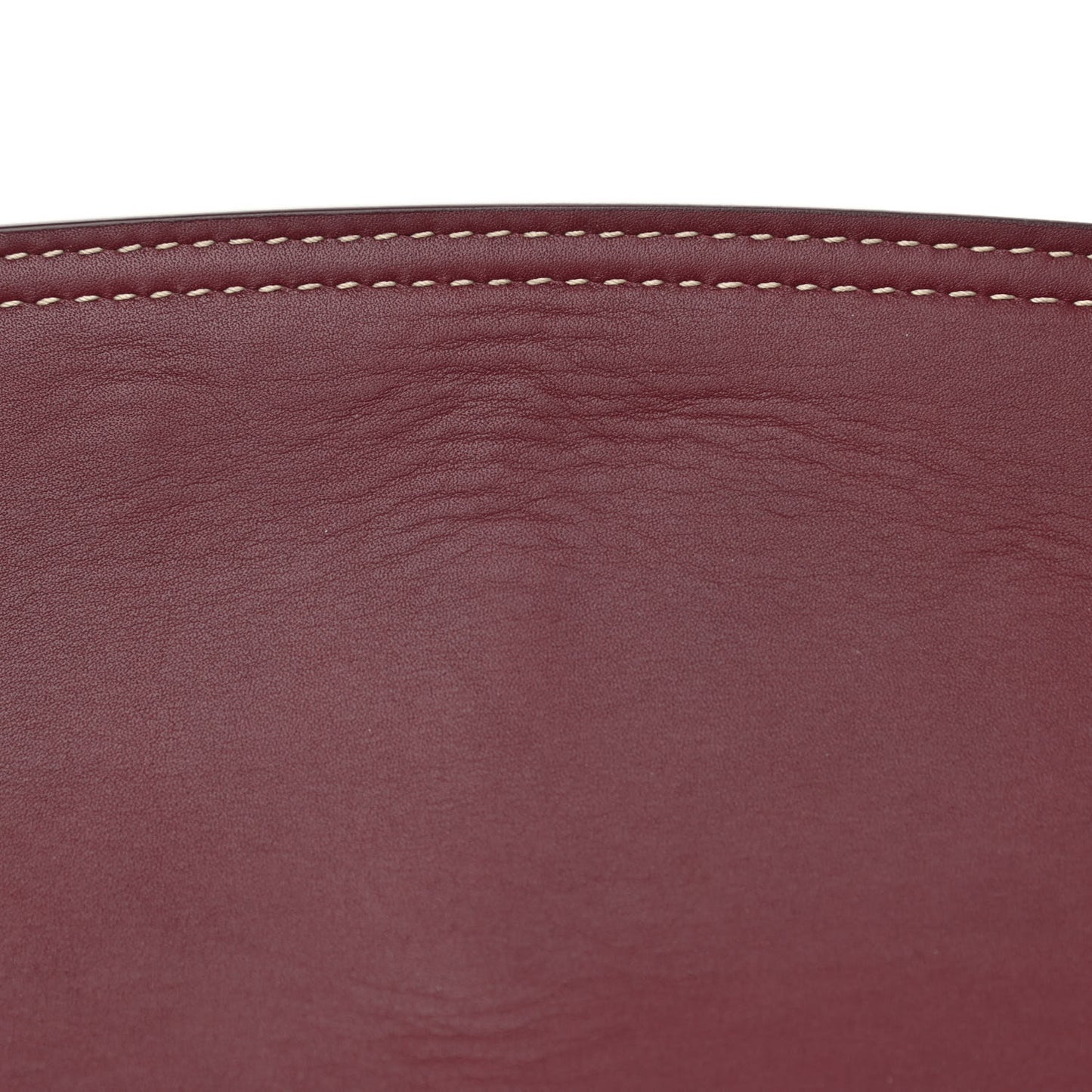 French Calfskin Maxi Intrecciato Medium Arco Bordeaux