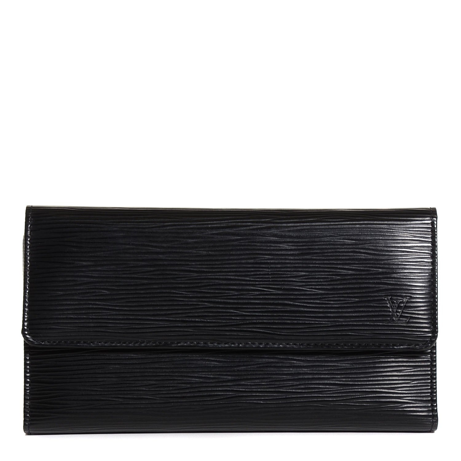 Louis Vuitton Epi Porte Tresor International Wallet Black 104922  display picture 1