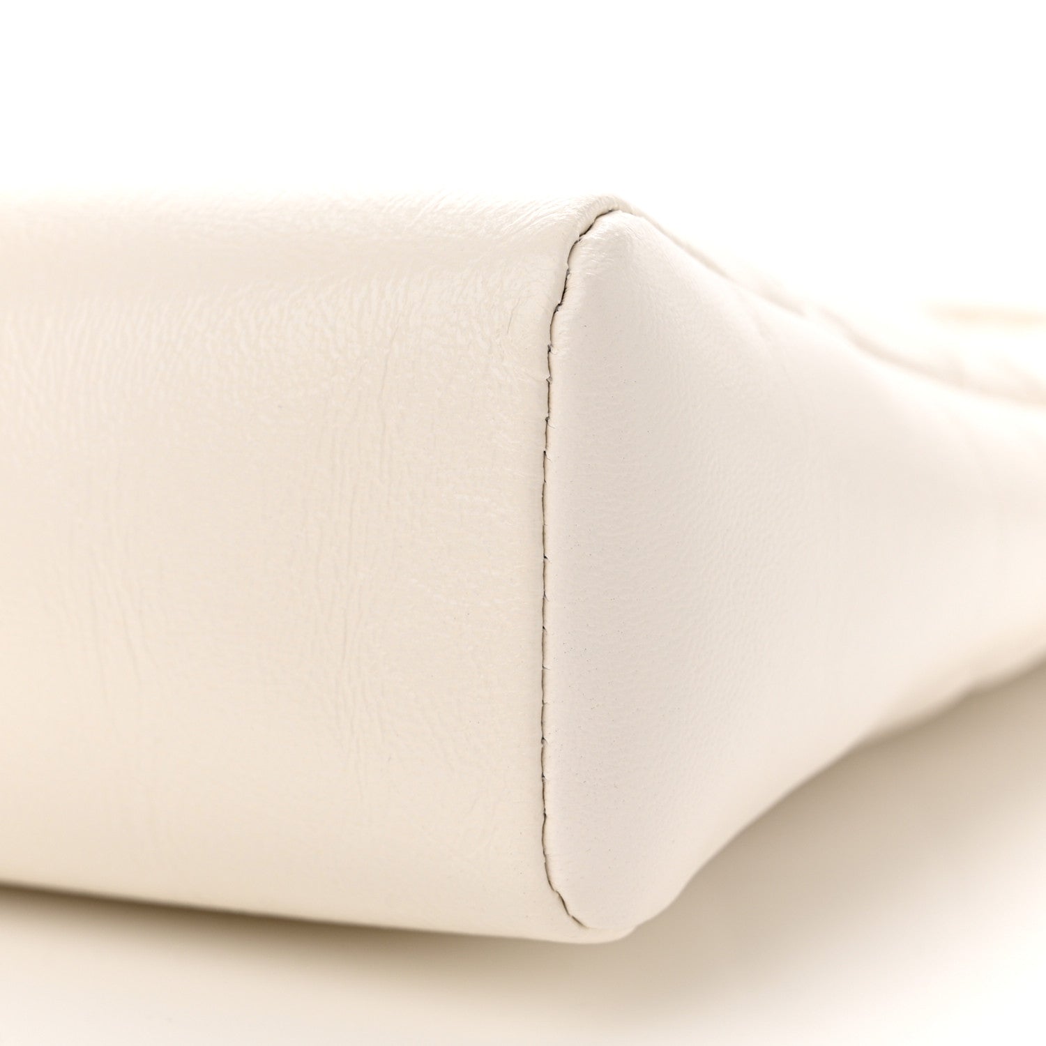 Chanel Shiny Lambskin Quilted Mini 31 Shopping Bag White 10 of 11