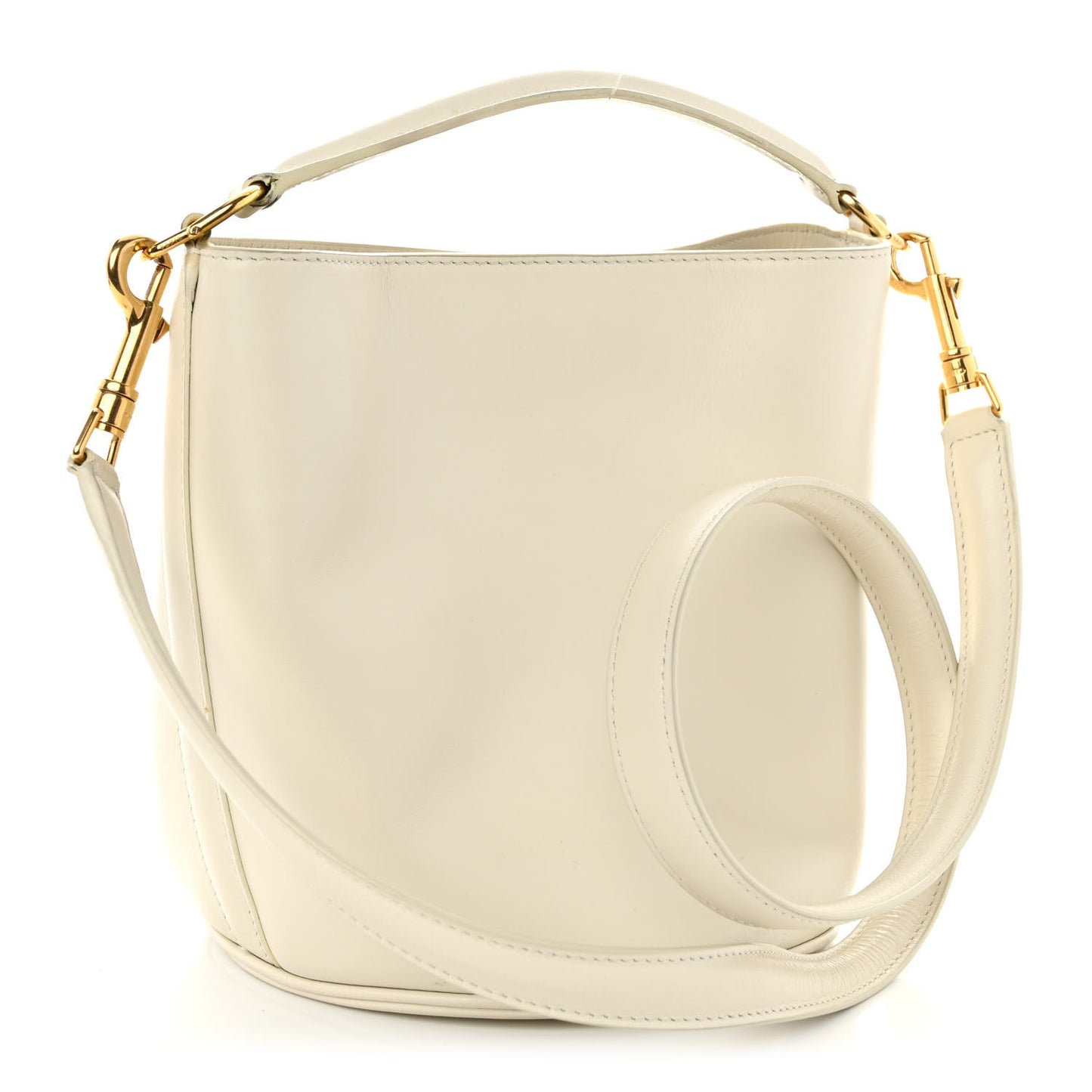 Smooth Calfskin Teen Bucket 16 Bag Light Stone
