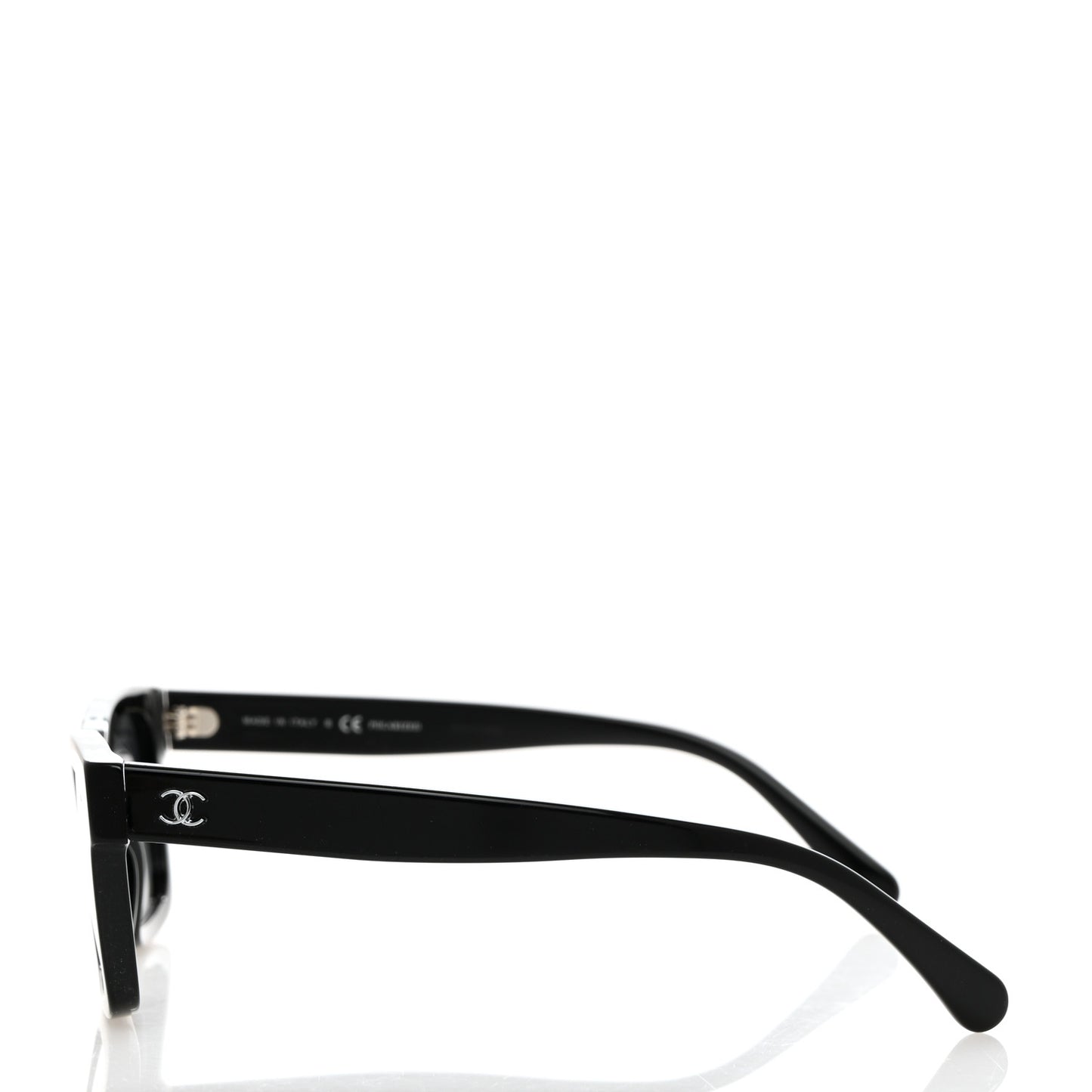 Acetate Square Sunglasses 5417 Black Black