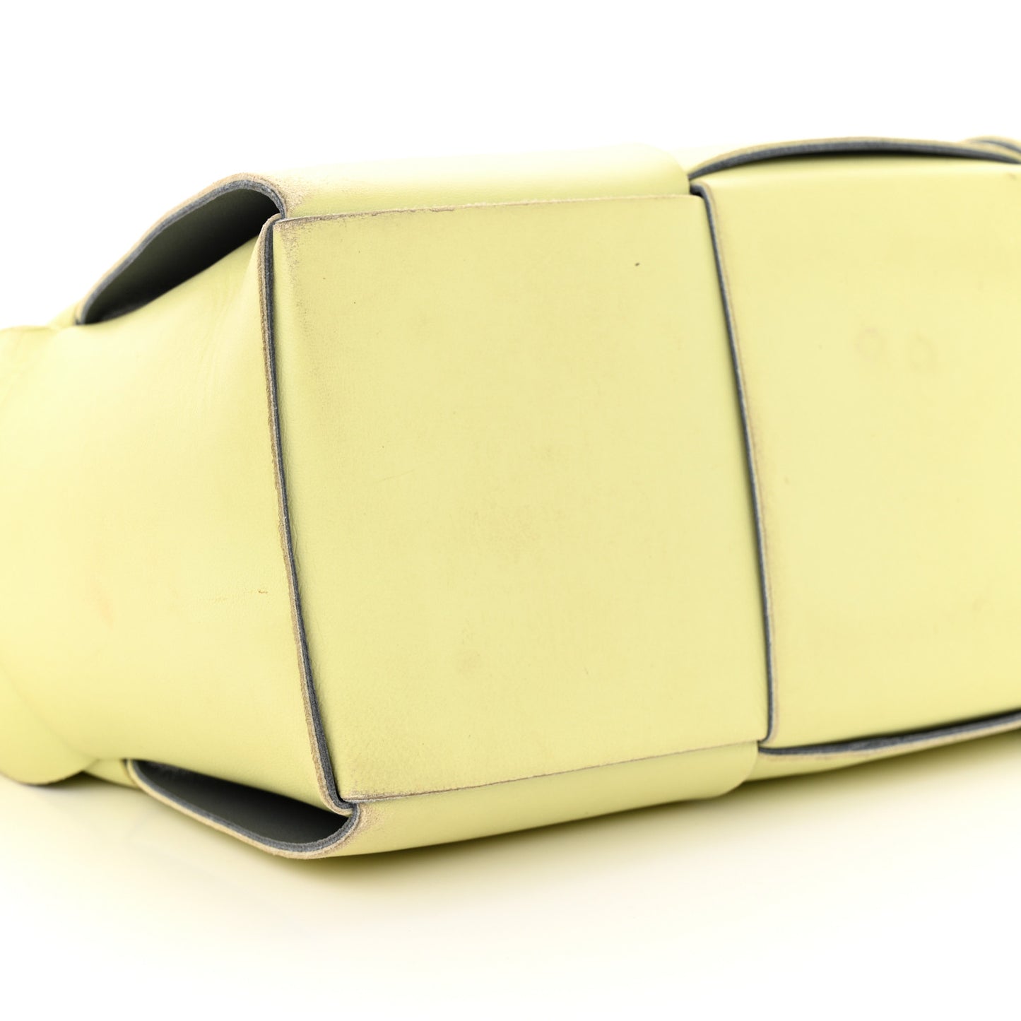Nappa Maxi Intrecciato Small Arco Tote Lemon