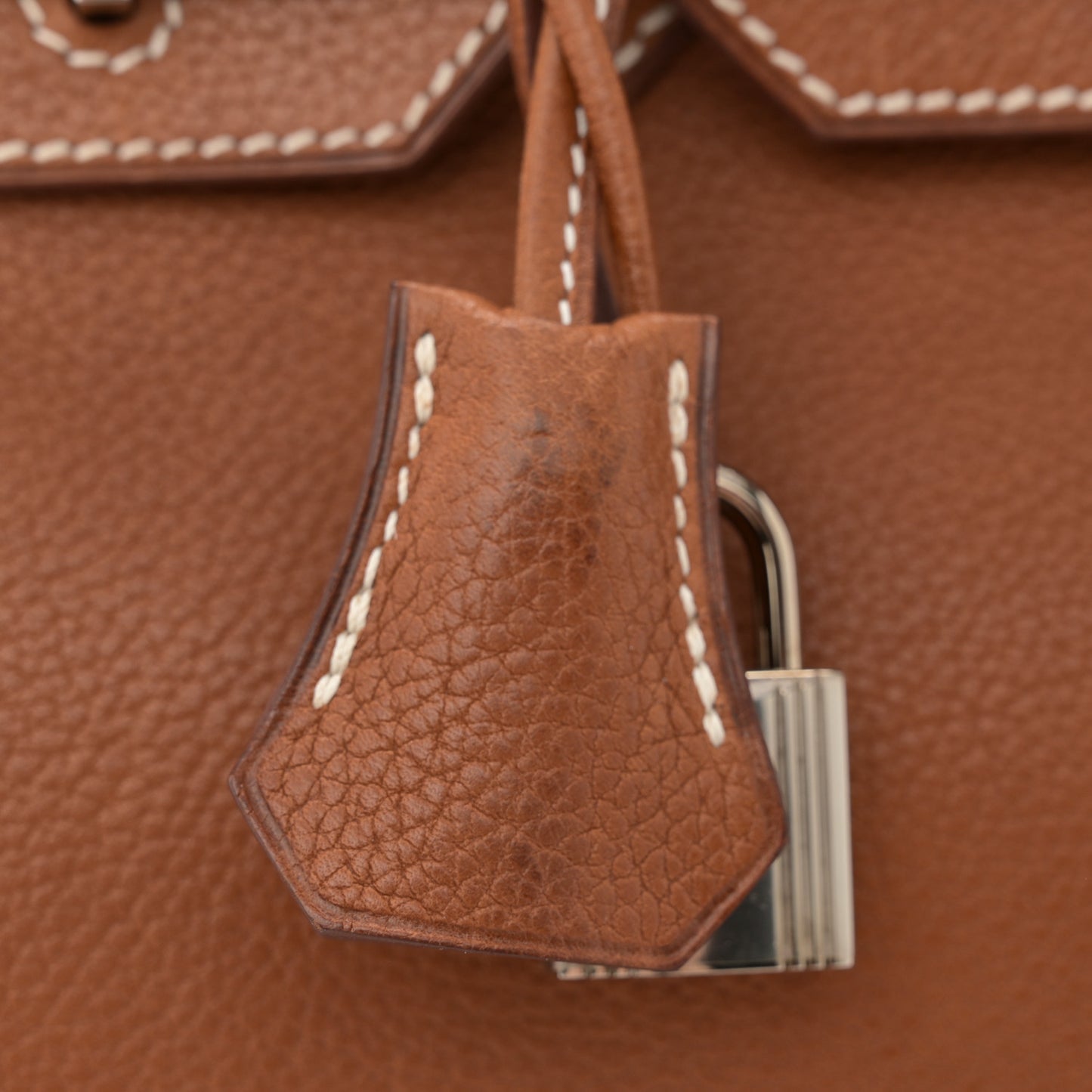 Natural Barenia Faubourg Birkin 30 Fauve