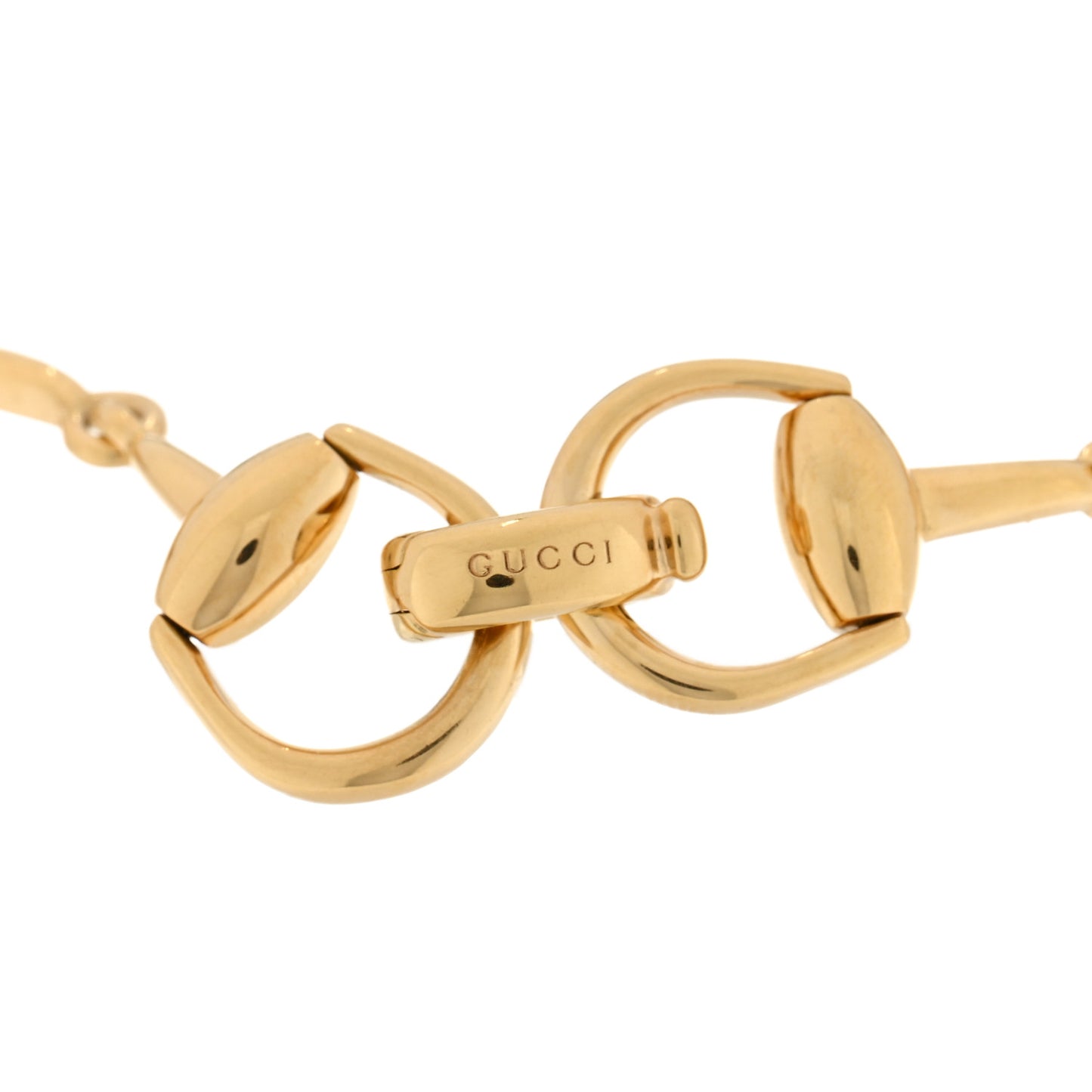 18K Yellow Gold Diamond Multi Gemstone Horsebit Bracelet