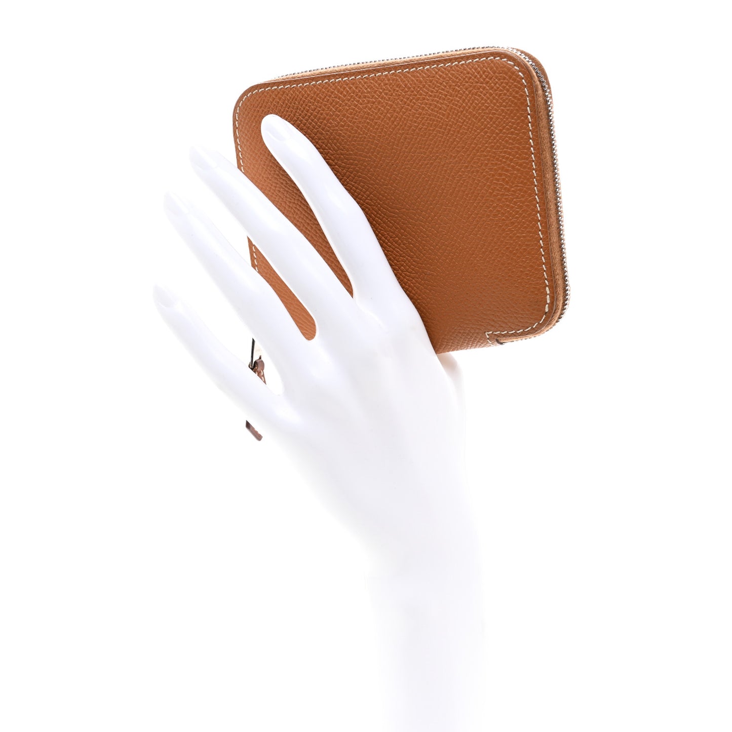 Epsom Silk'in Compact Wallet Gold