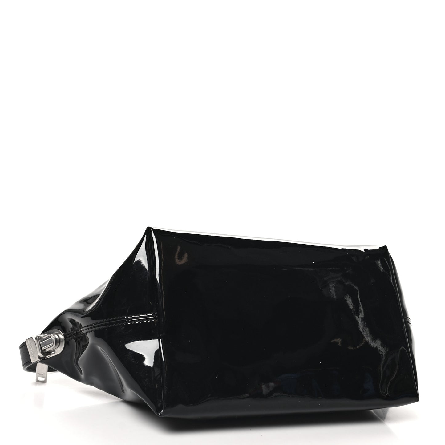 Patent Sac Homme Shoulder Bag Black