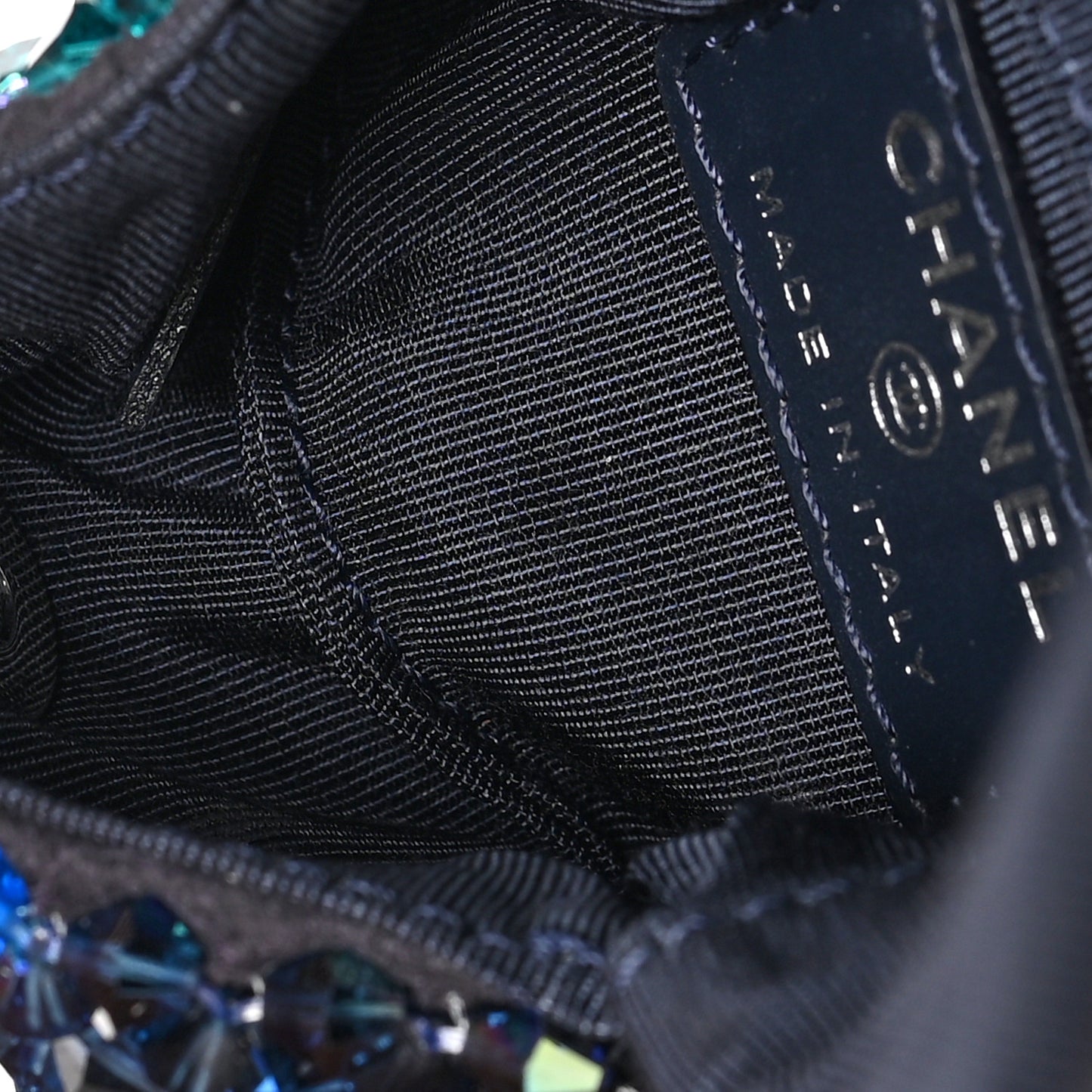 Crystal Mini Flap Blue Green