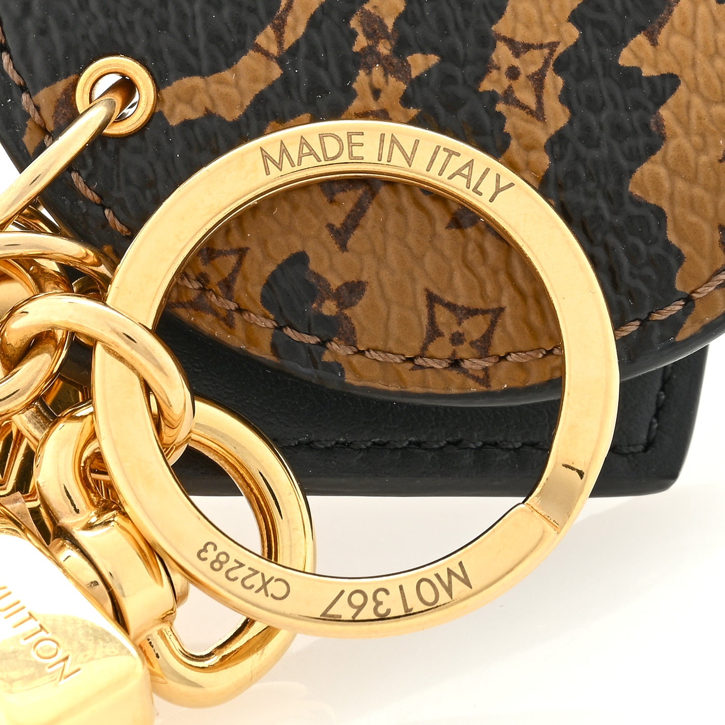 Reverse Monogram Illustre Boite A Chapeau Bag Charm Key Holder