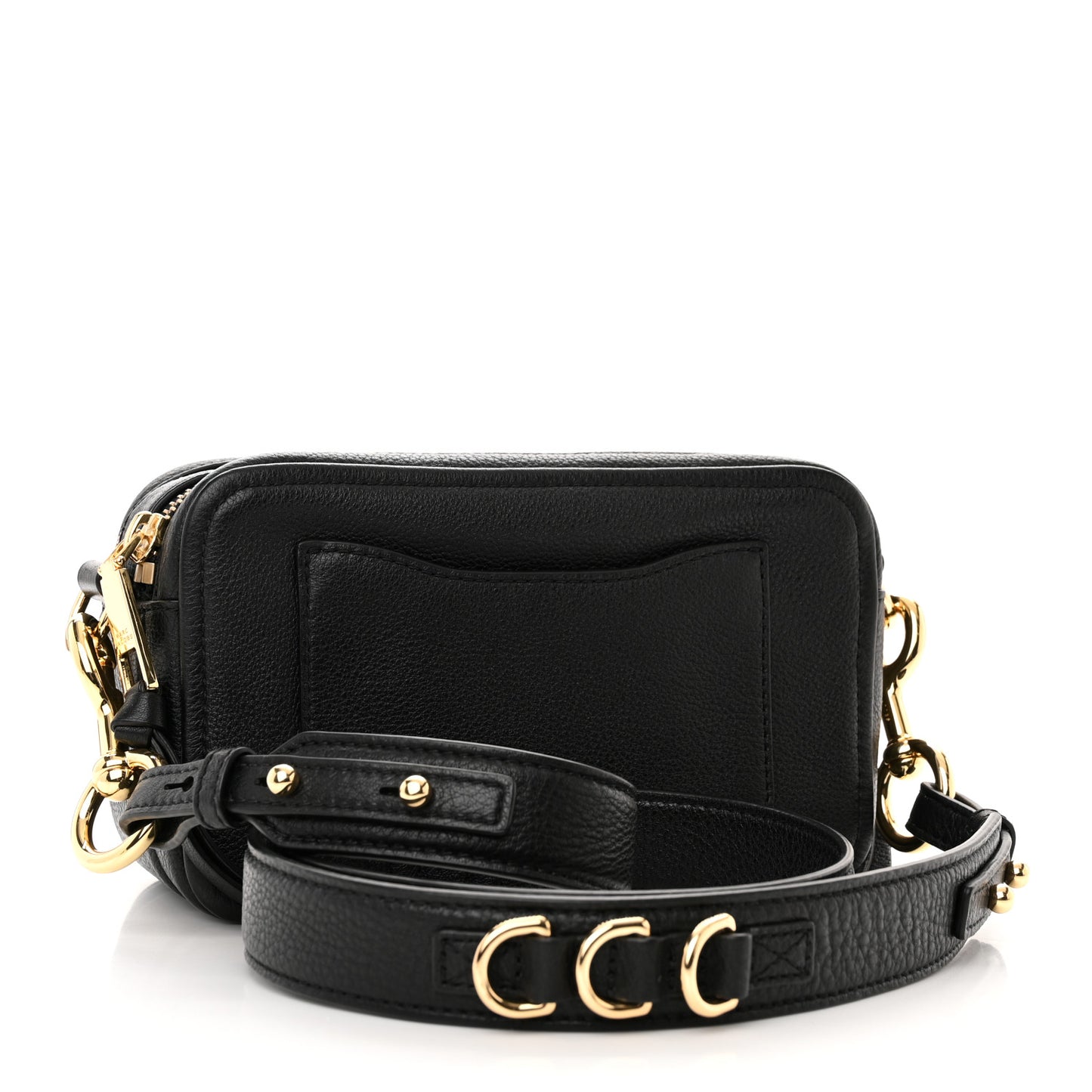 Calfskin Small Snapshot Camera Bag Black